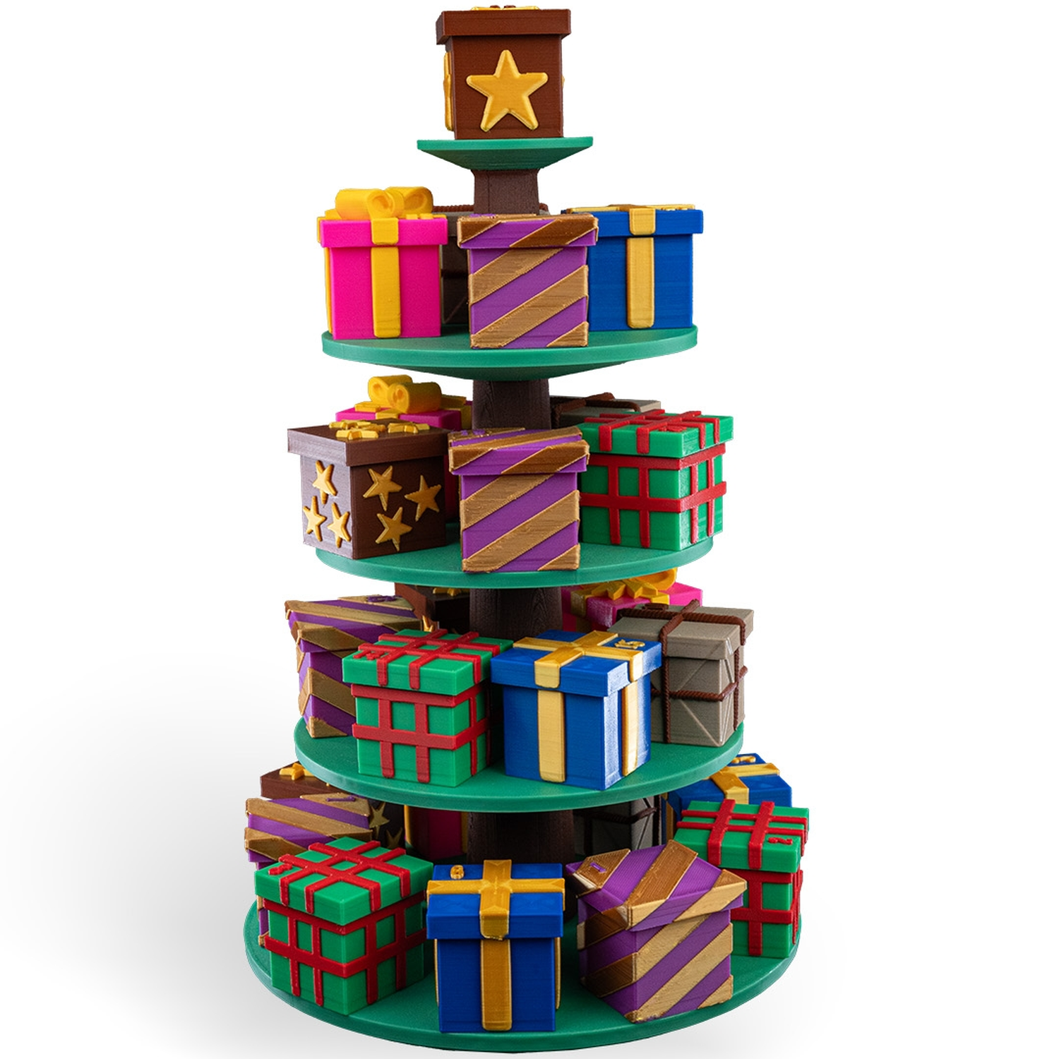 Tree Top Gifts Countdown Containers