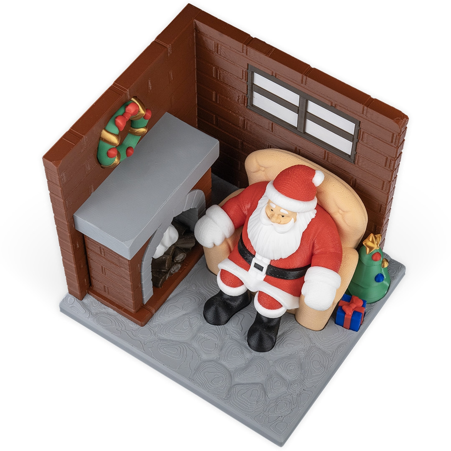 Santa's Living Room Table Lamp