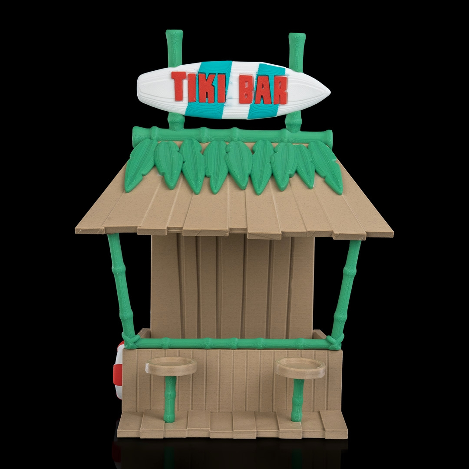 Tiki Bar Bird Feeder