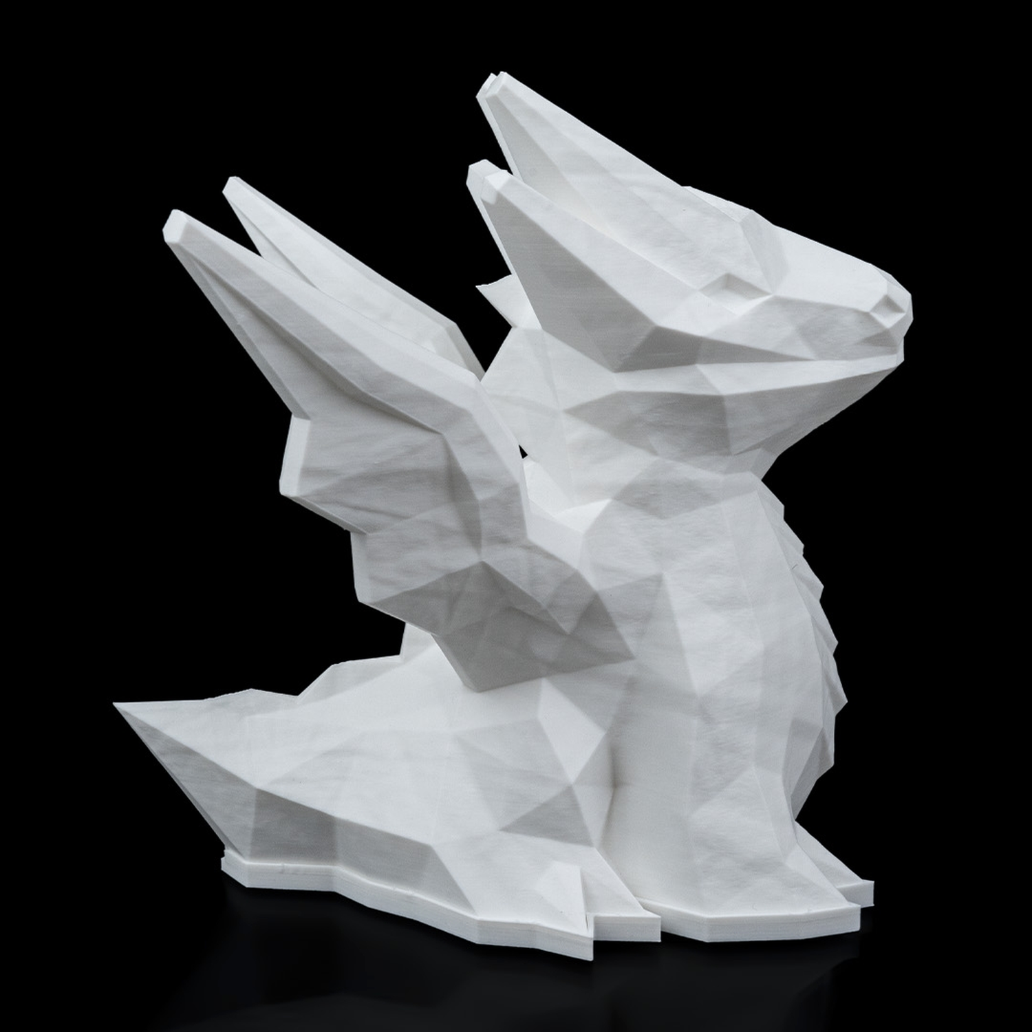 Low Poly Dragon Table Lamp