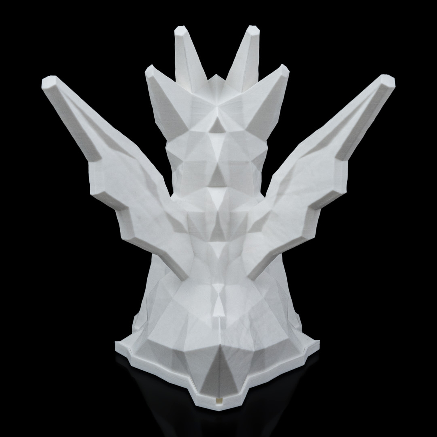 Low Poly Dragon Table Lamp