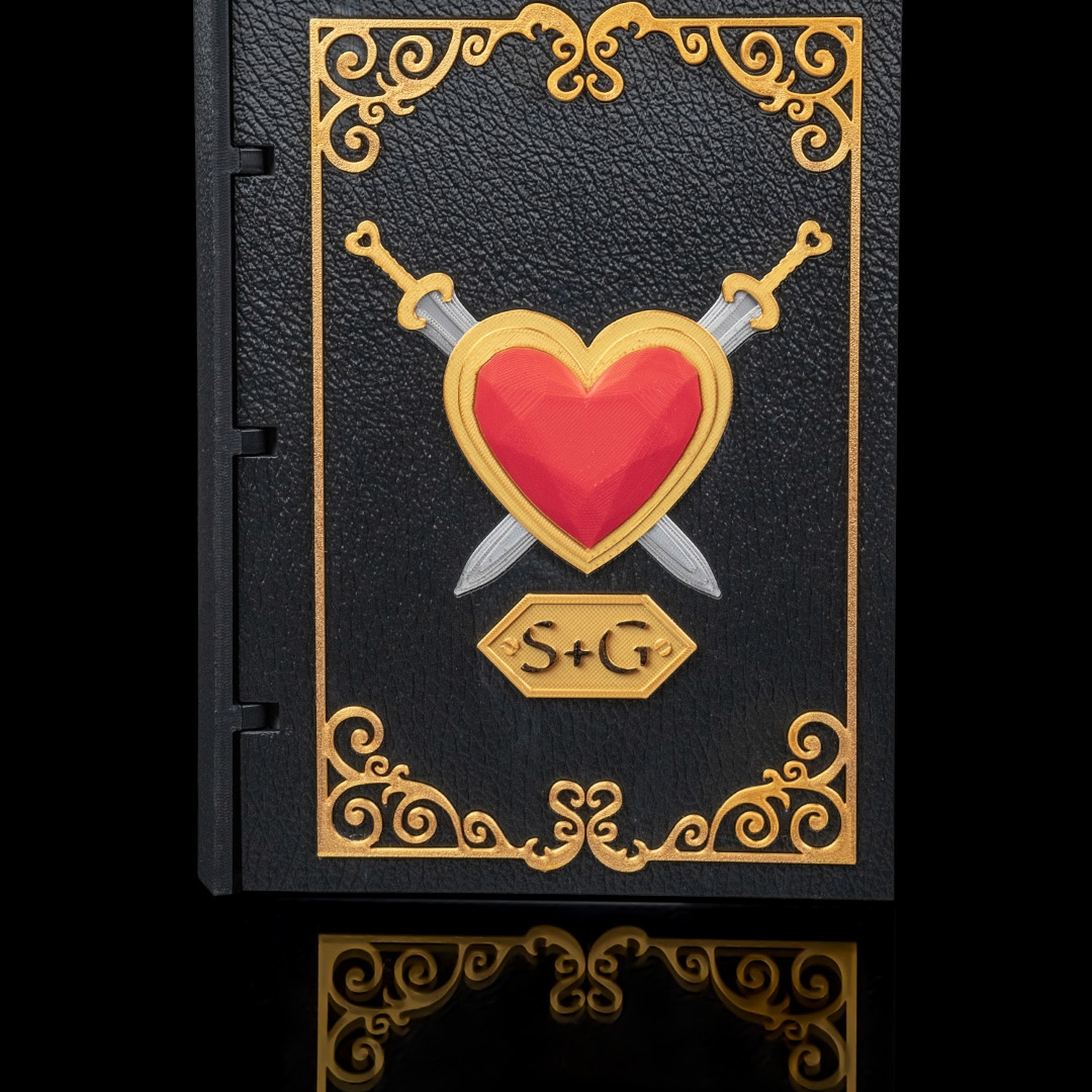 Crystal Heart Custom Scrapbook