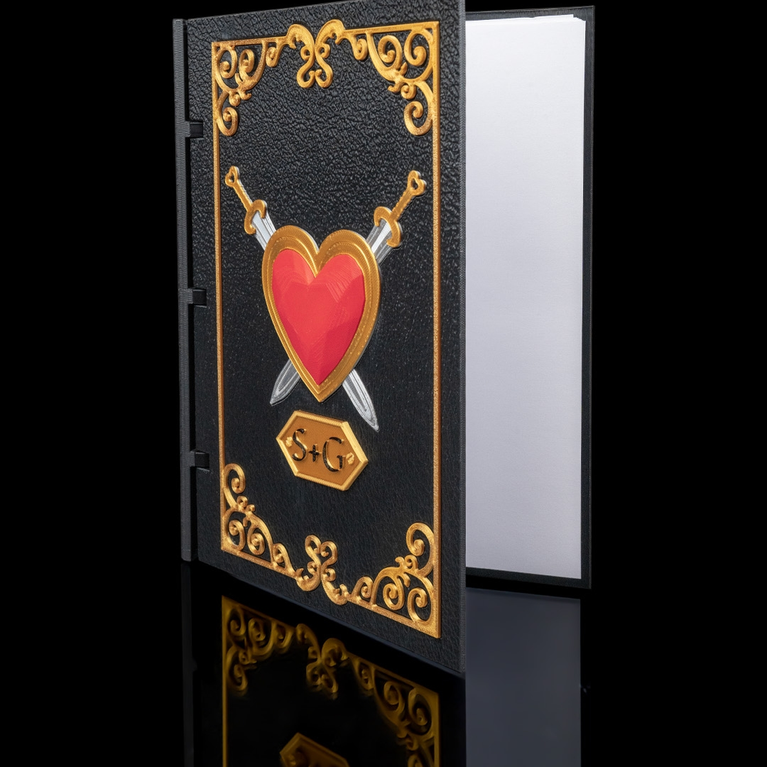 Crystal Heart Custom Scrapbook
