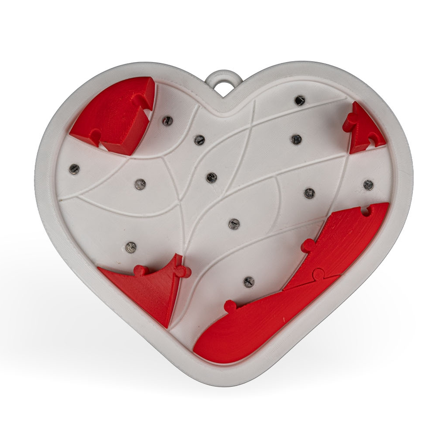 Puzzled Heart Magnetic Puzzle