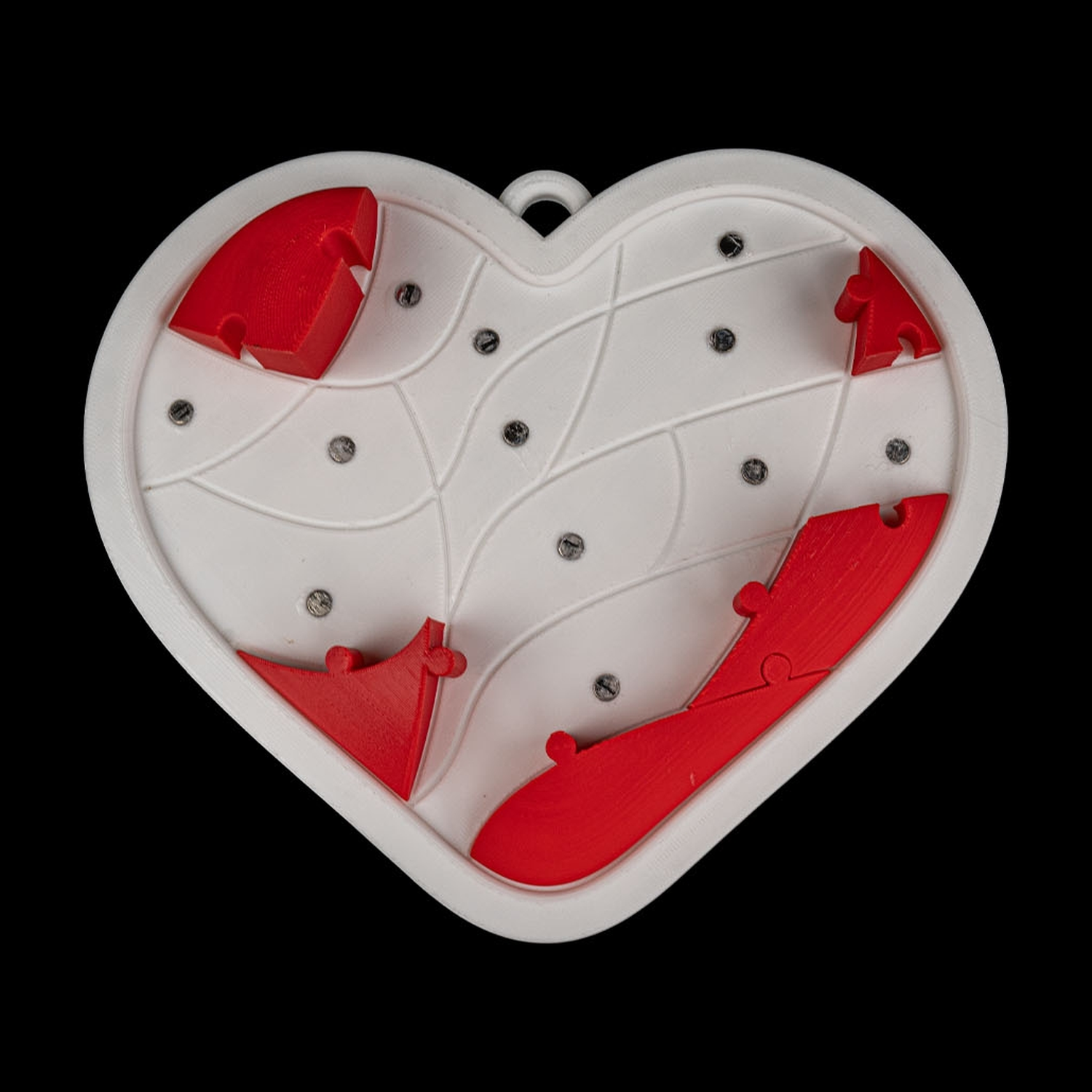Puzzled Heart Magnetic Puzzle