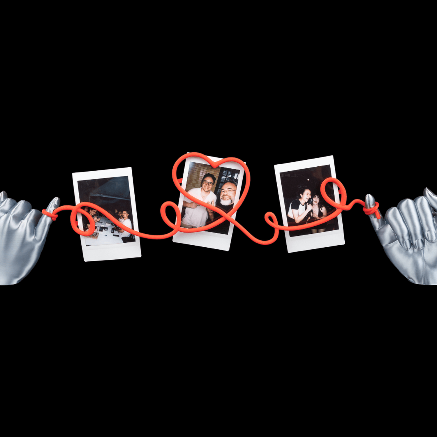 Heartstring Photo String