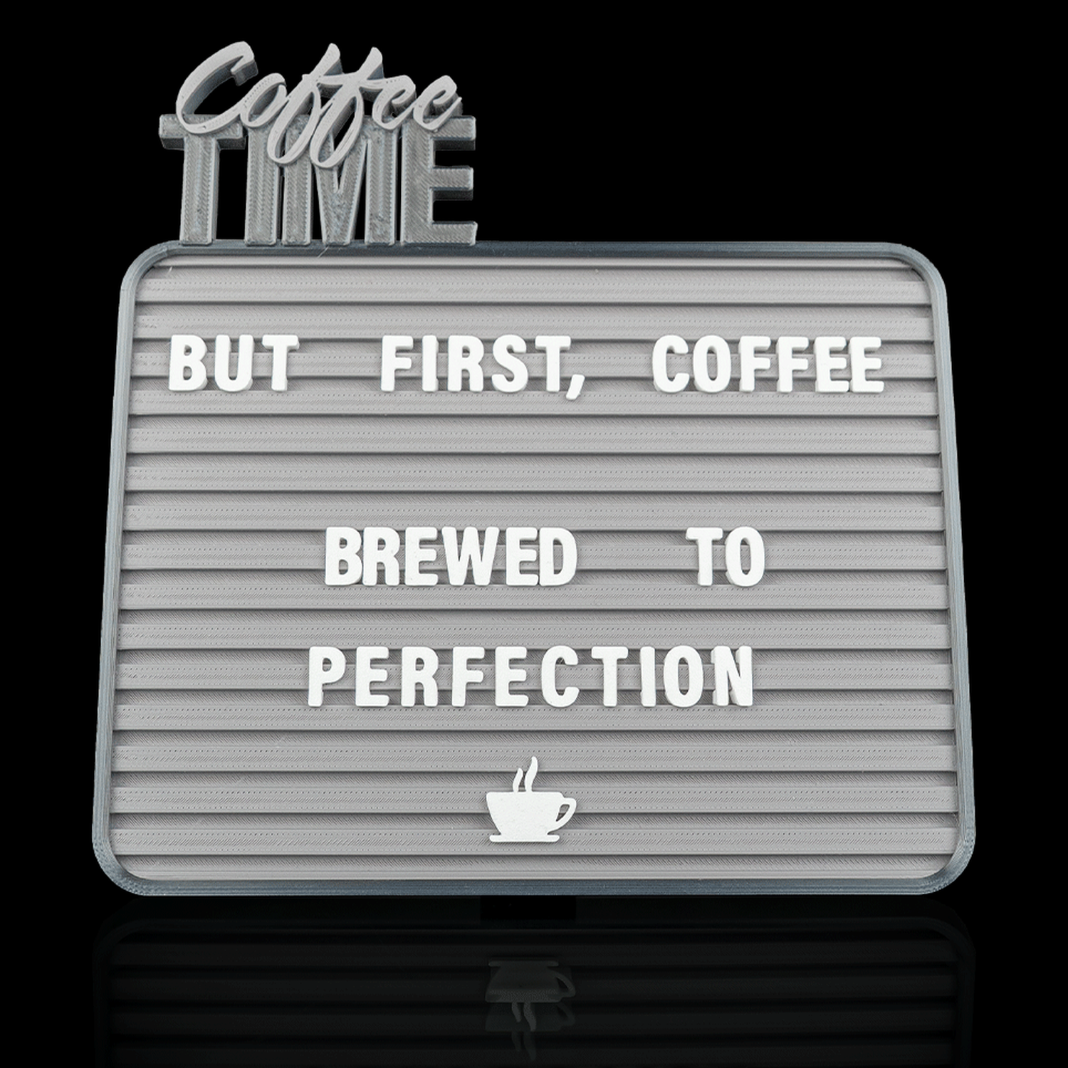 Tablero de mensajes Coffee Time - Letter Board