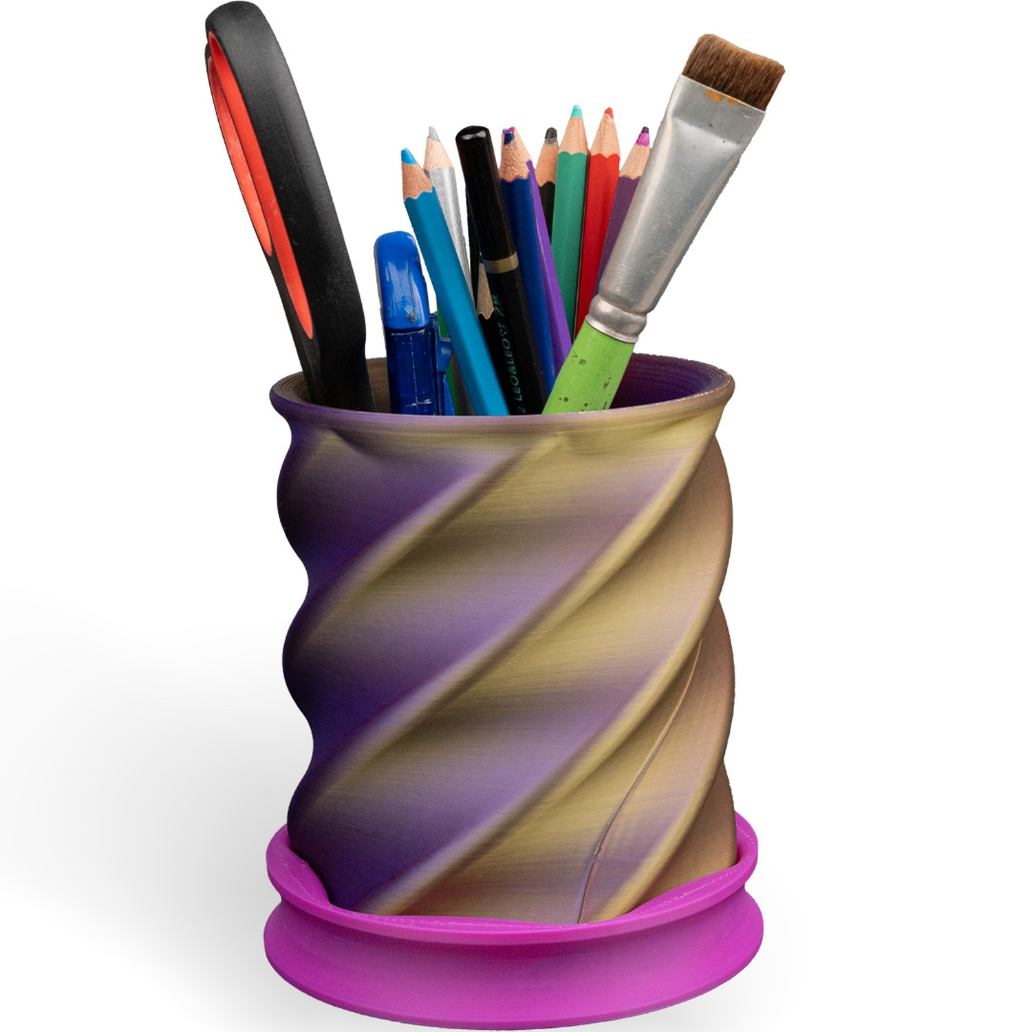Twisted Cup Pen Holder