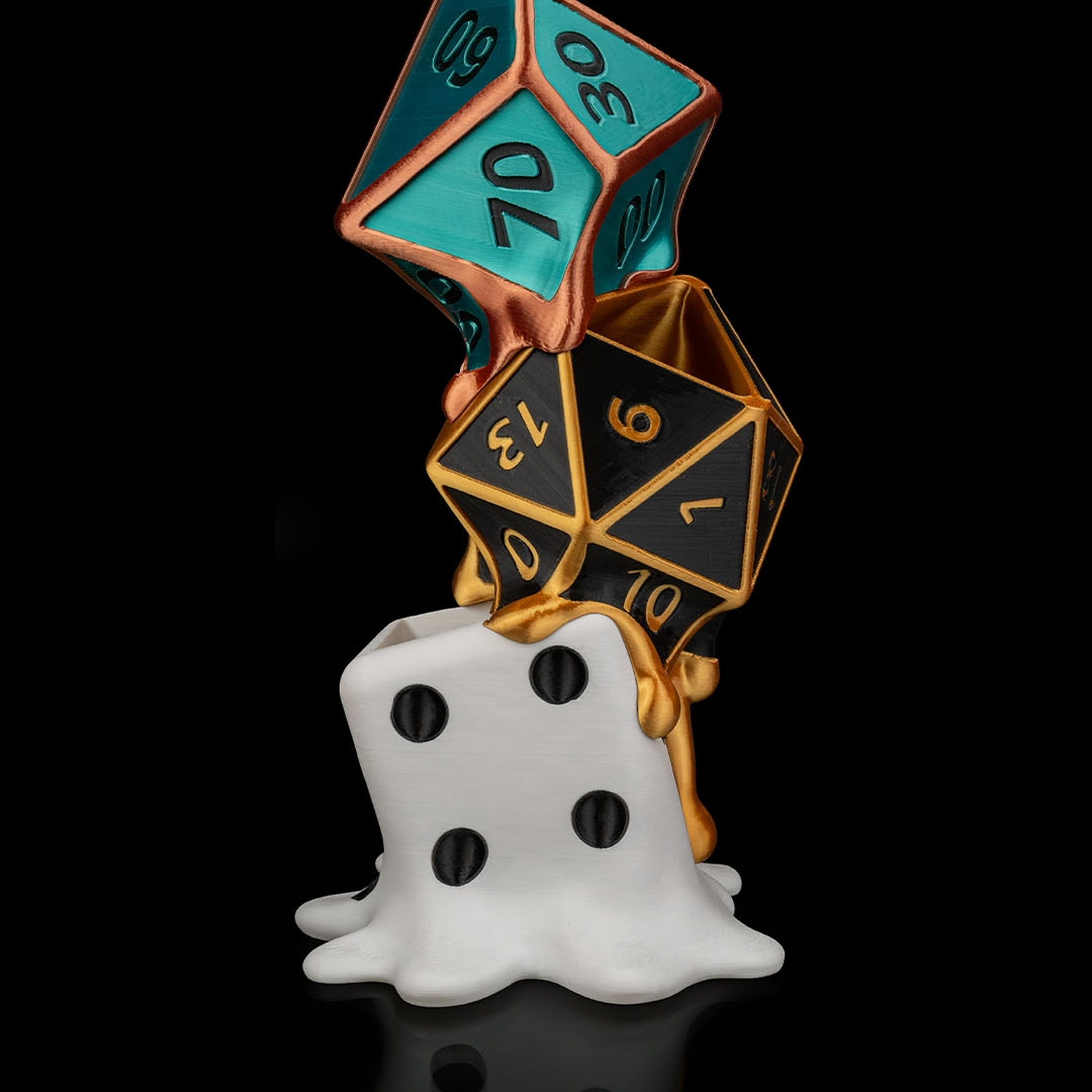 Melted Dice Set