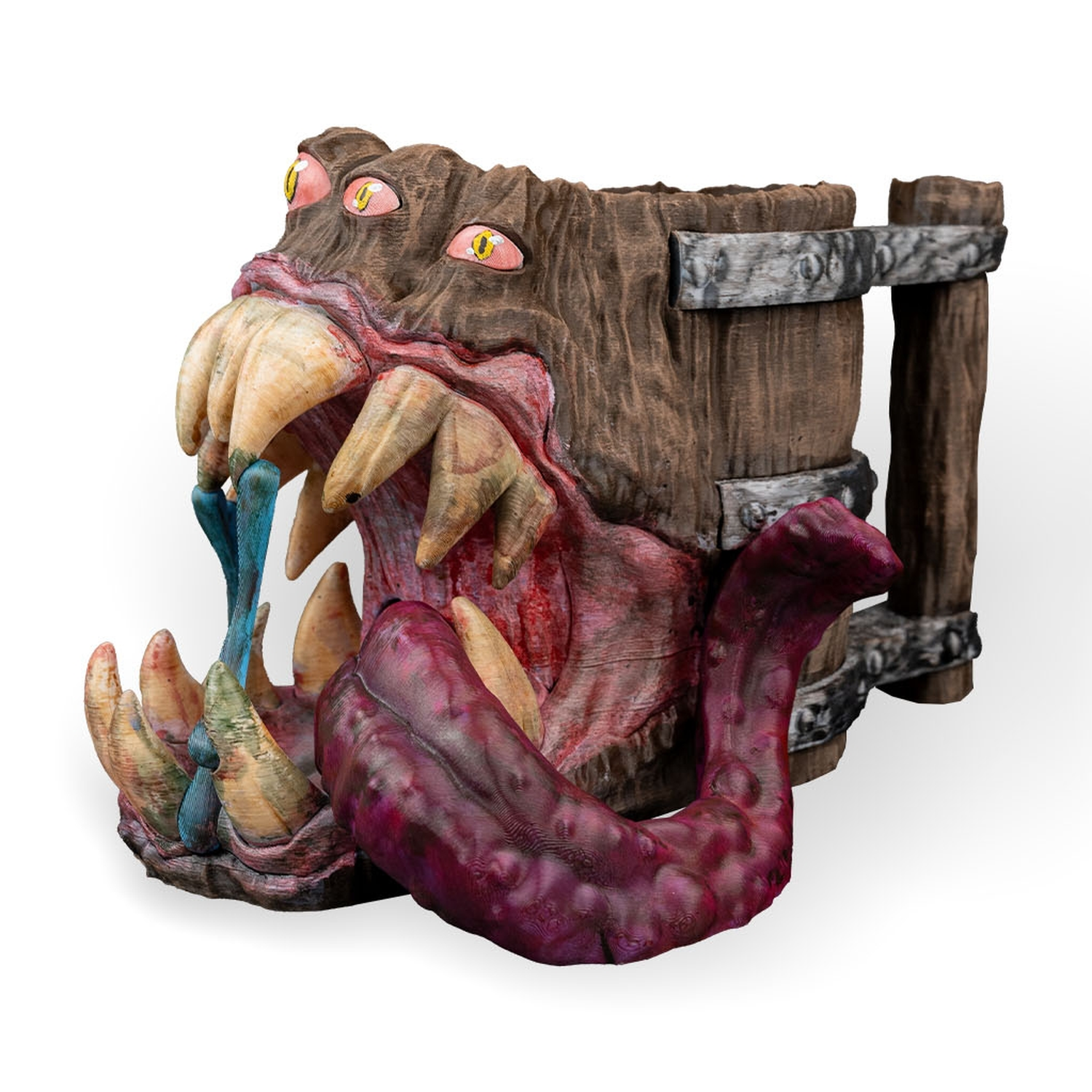Roll into the Trap Can Holder & Dice Tower