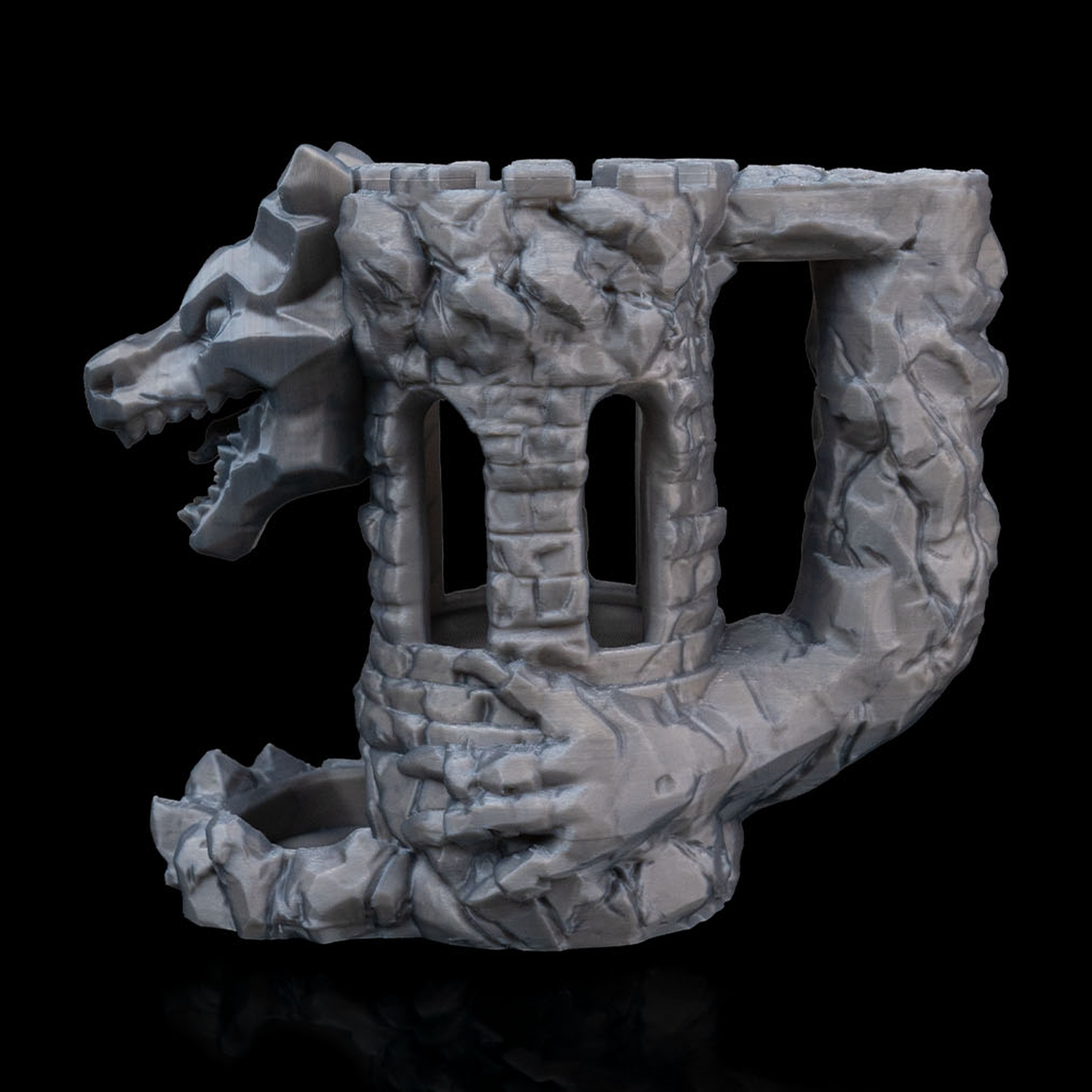 Dragon's Fortress Can Holder & Dice Tower