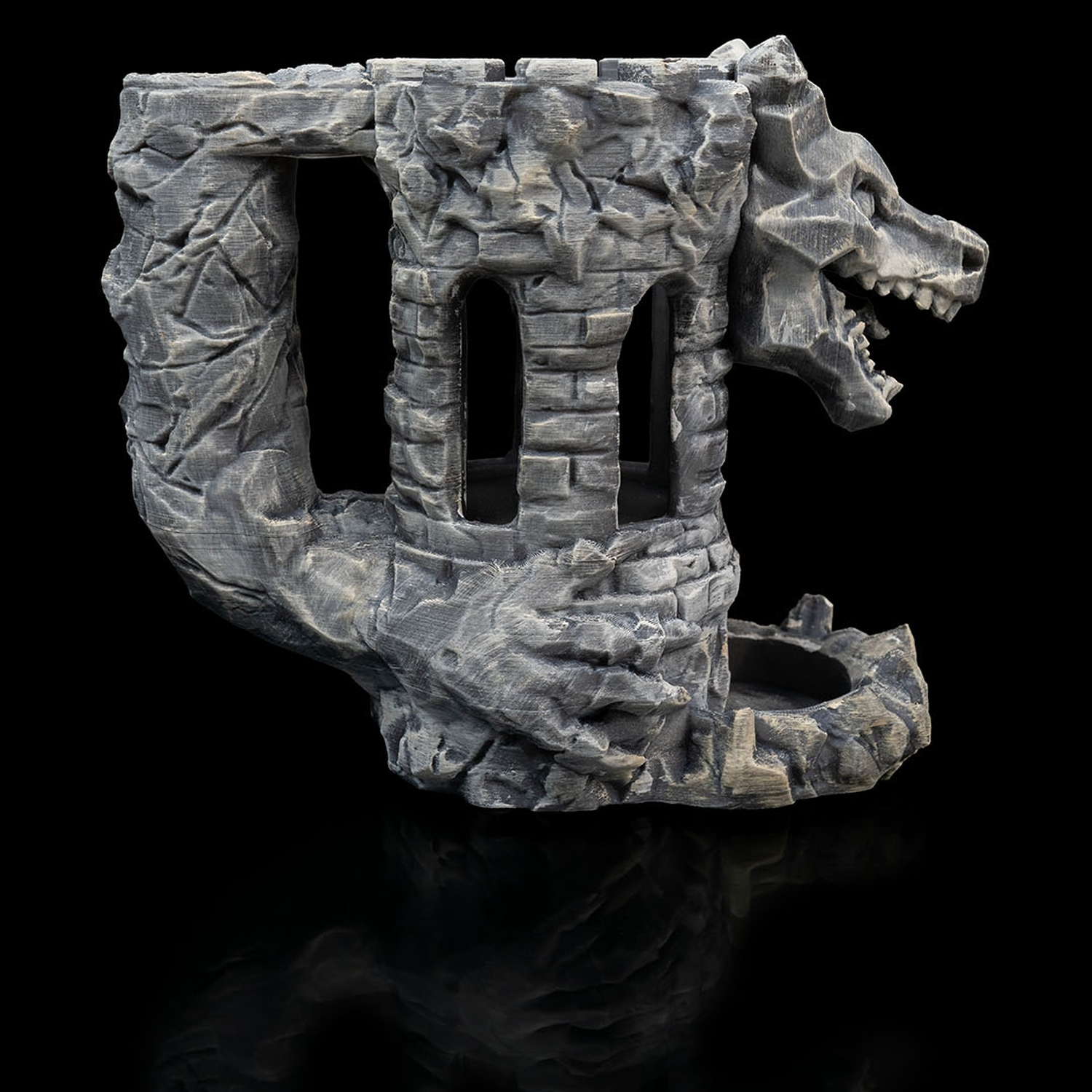 Dragon's Fortress Can Holder & Dice Tower