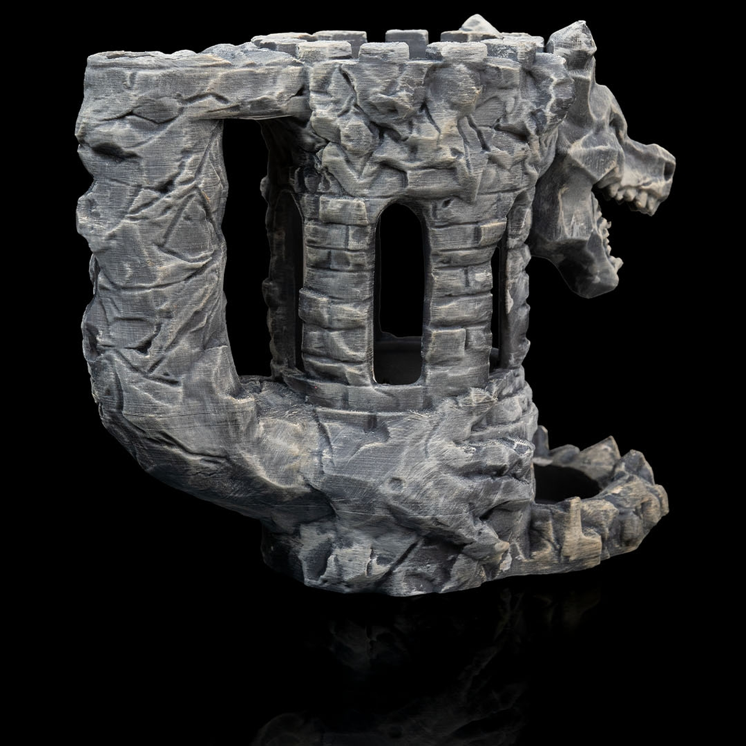 Dragon's Fortress Can Holder & Dice Tower