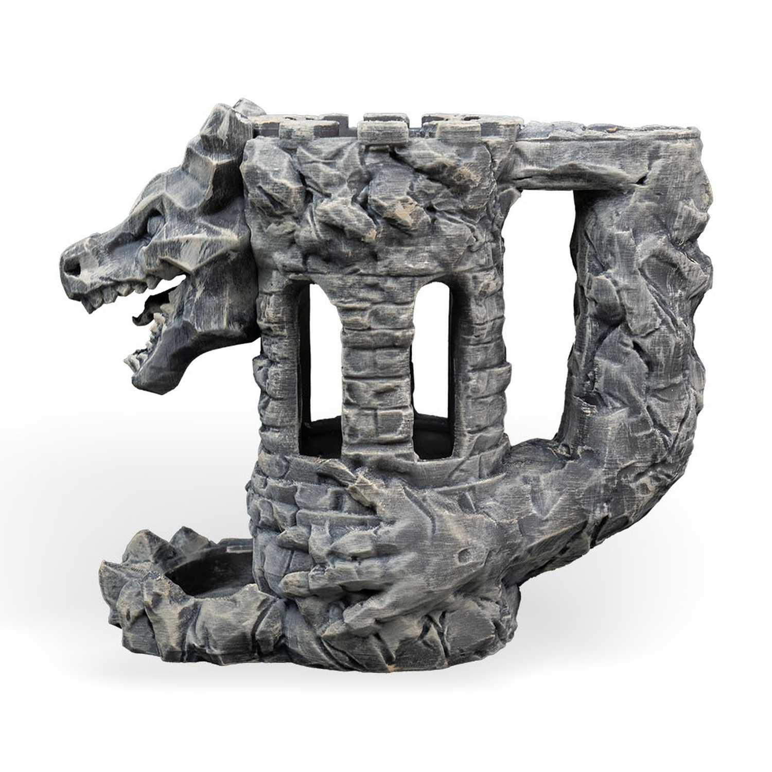 Dragon's Fortress Can Holder & Dice Tower