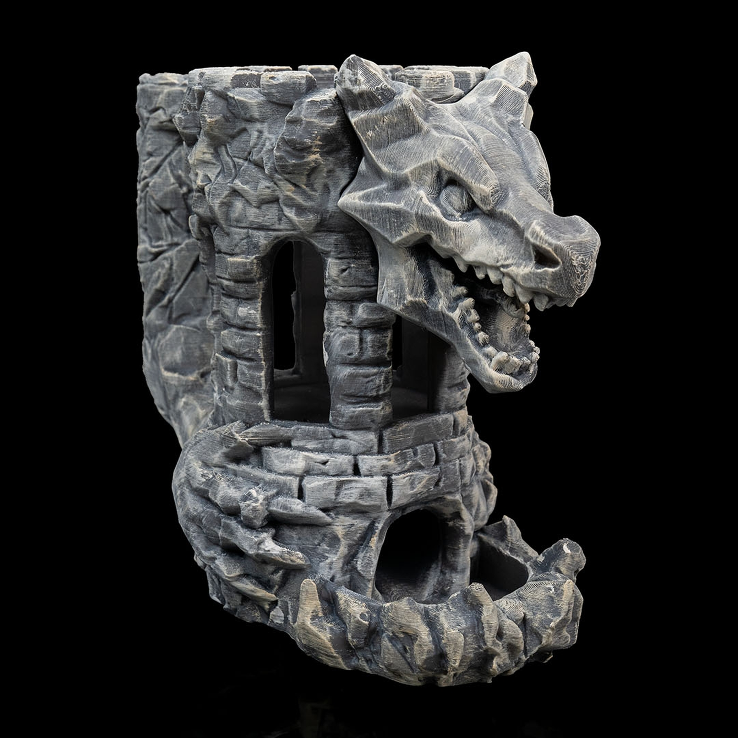 Dragon's Fortress Can Holder & Dice Tower