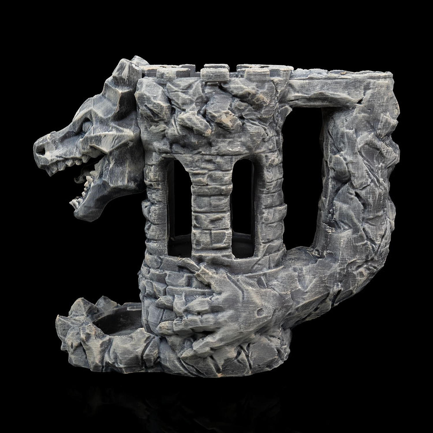 Dragon's Fortress Can Holder & Dice Tower