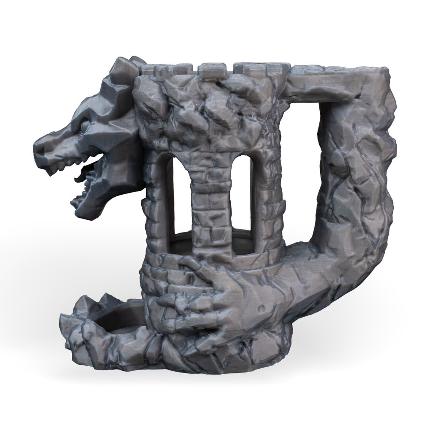 Dragon's Fortress Can Holder & Dice Tower