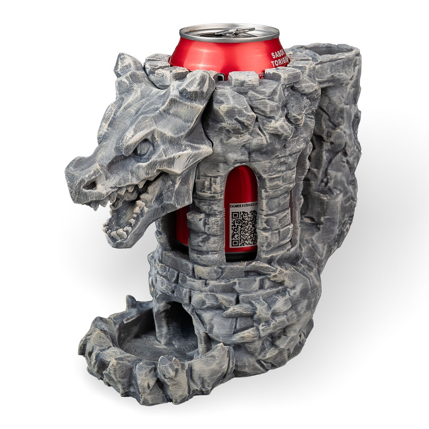 Dragon's Fortress Can Holder & Dice Tower