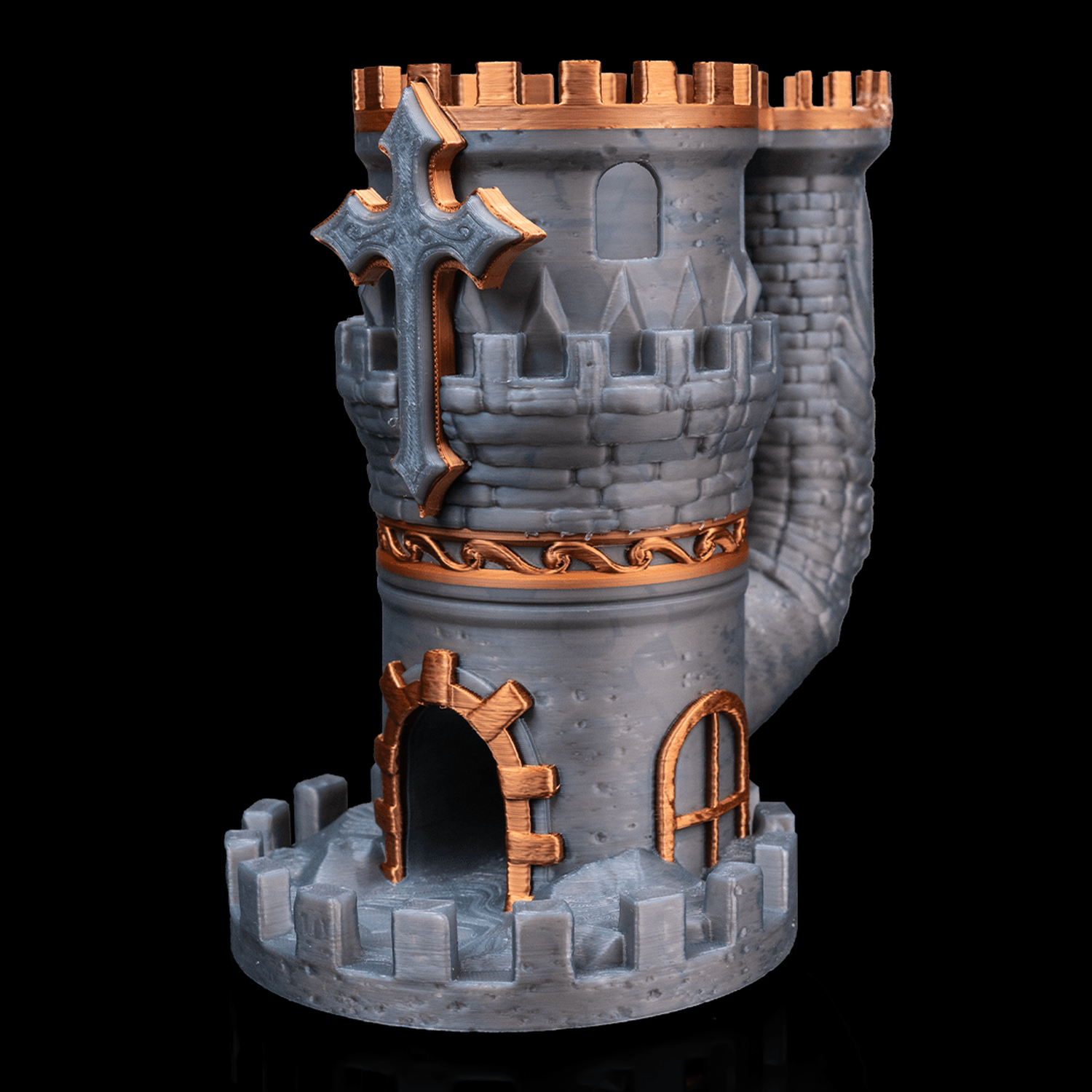 Tower of the Valiant Can Holder & Dice Tower