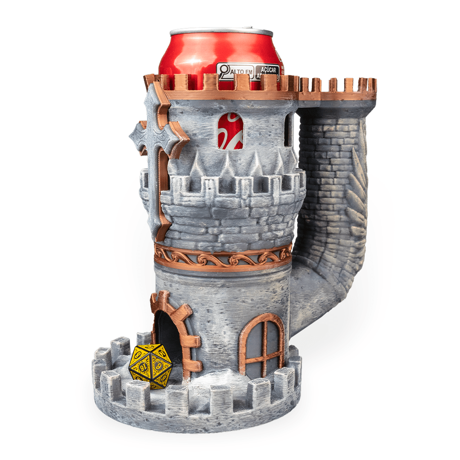 Tower of the Valiant Can Holder & Dice Tower