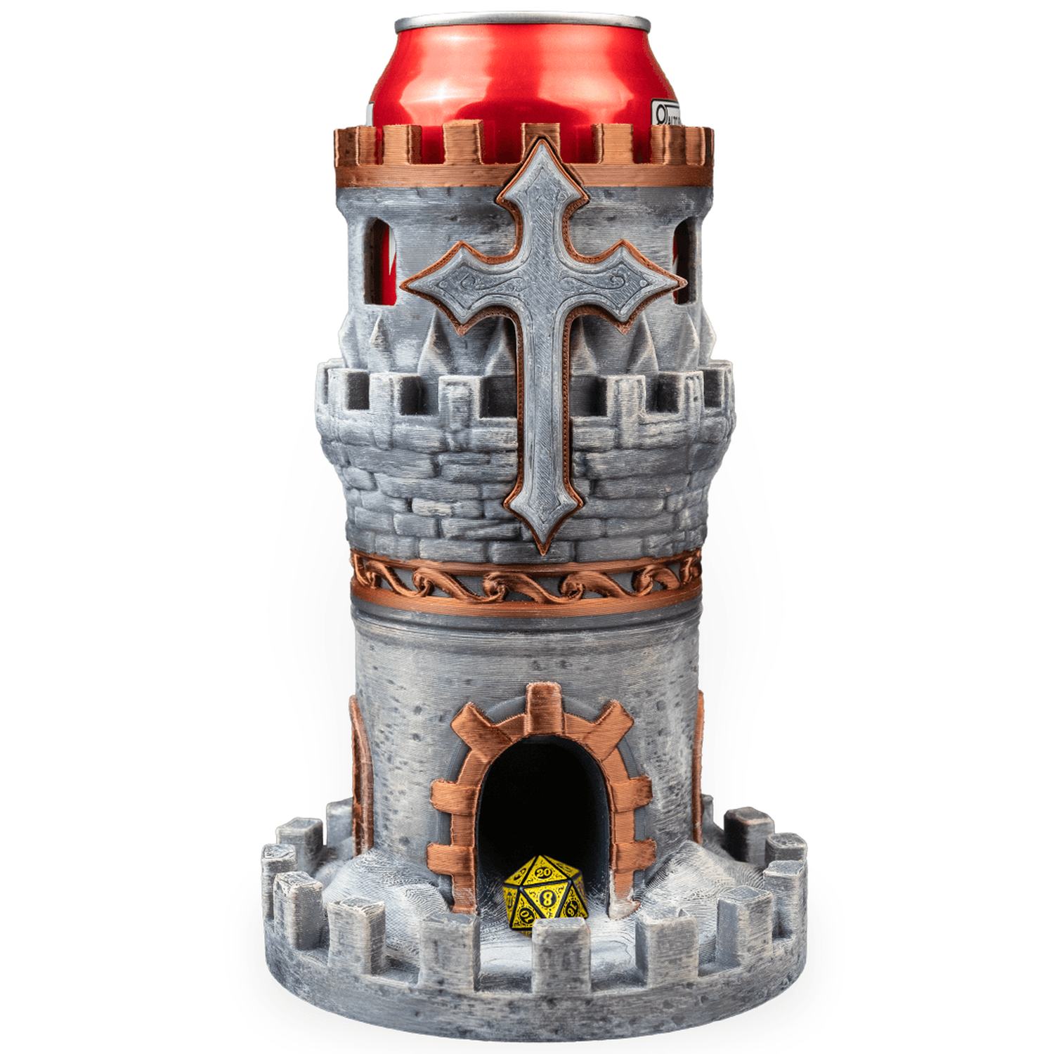 Tower of the Valiant Can Holder & Dice Tower