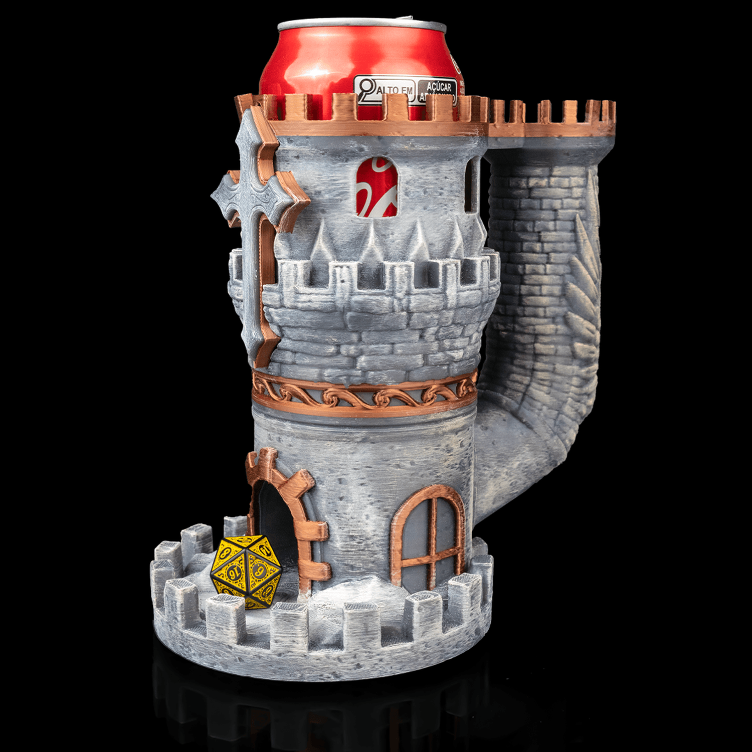 Tower of the Valiant Can Holder & Dice Tower