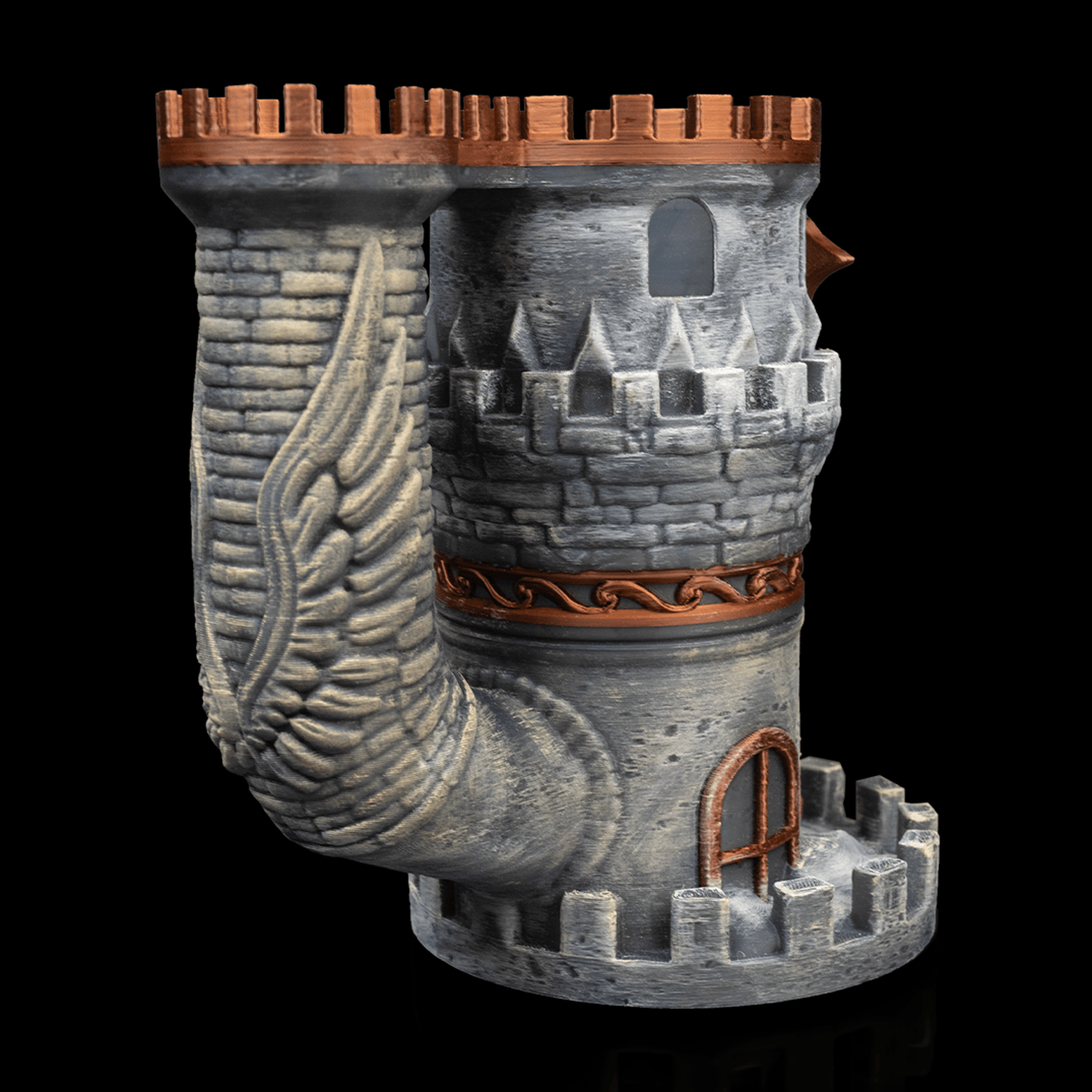 Tower of the Valiant Can Holder & Dice Tower