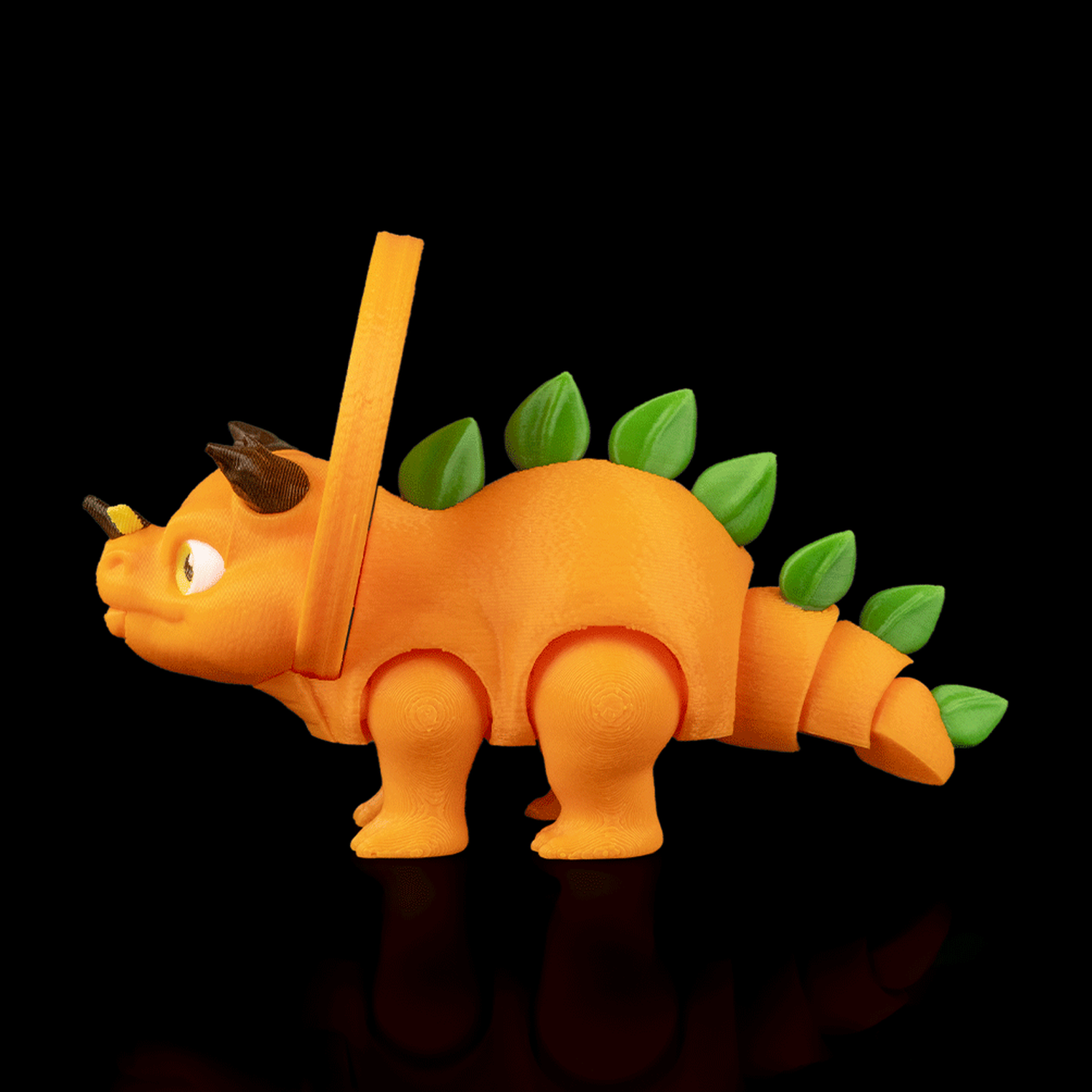 Orange Sliceratops