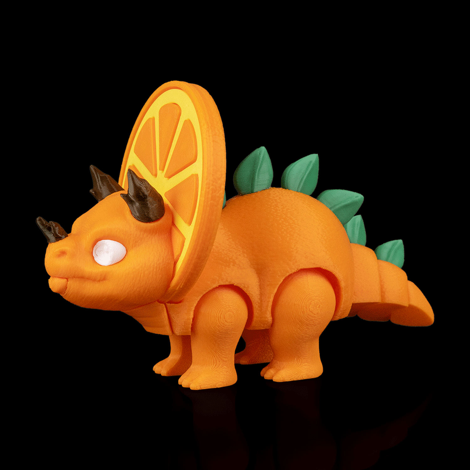 Orange Sliceratops