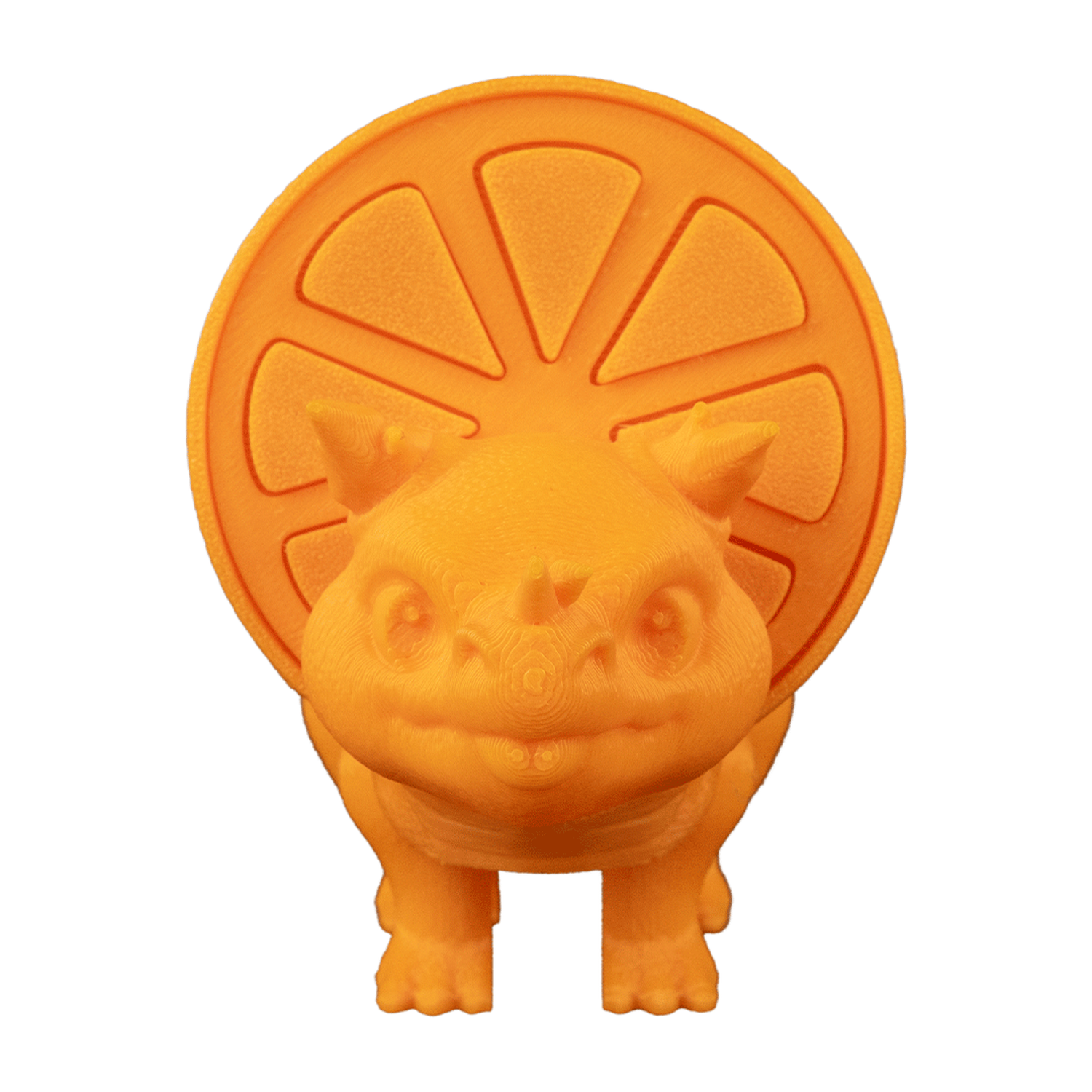 Orange Sliceratops