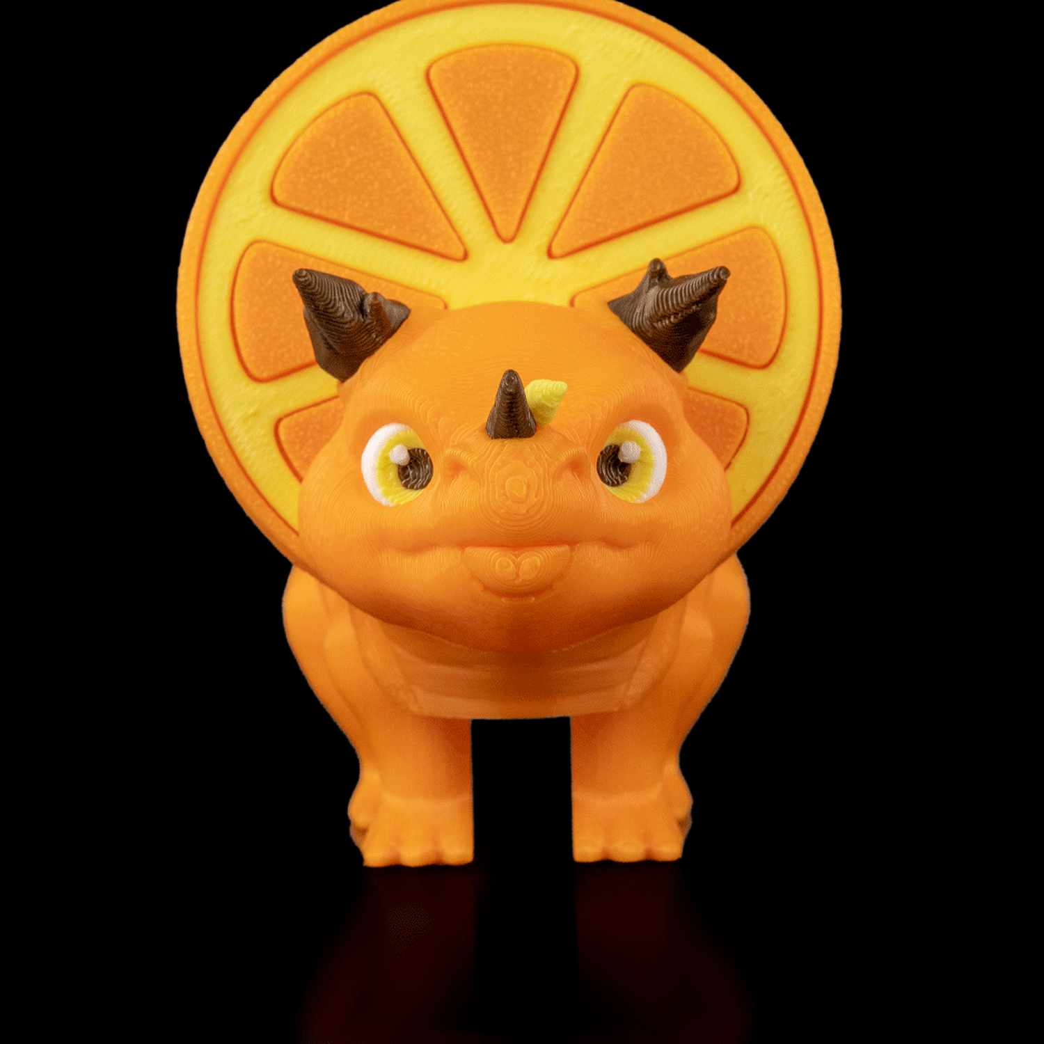 Orange Sliceratops