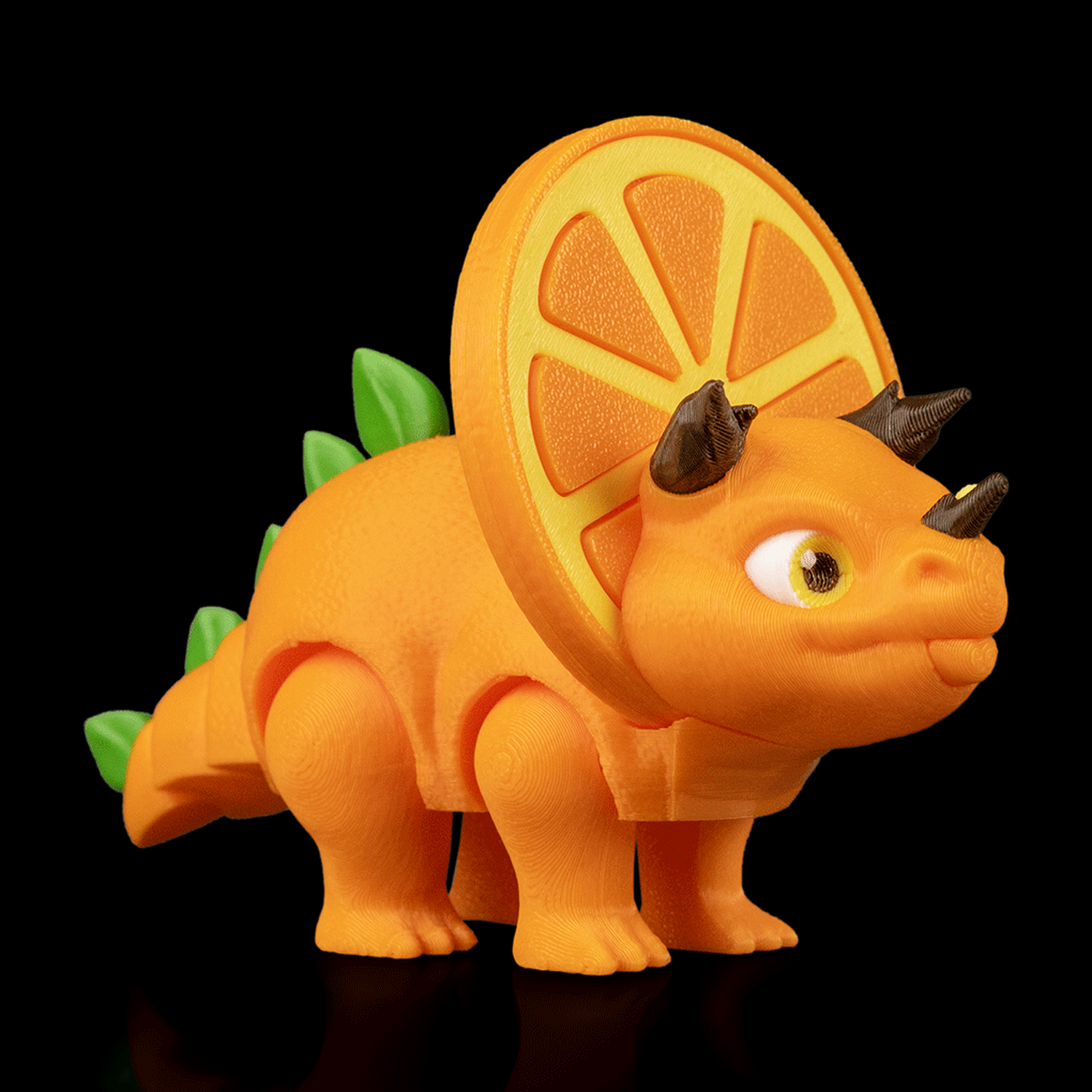 Orange Sliceratops
