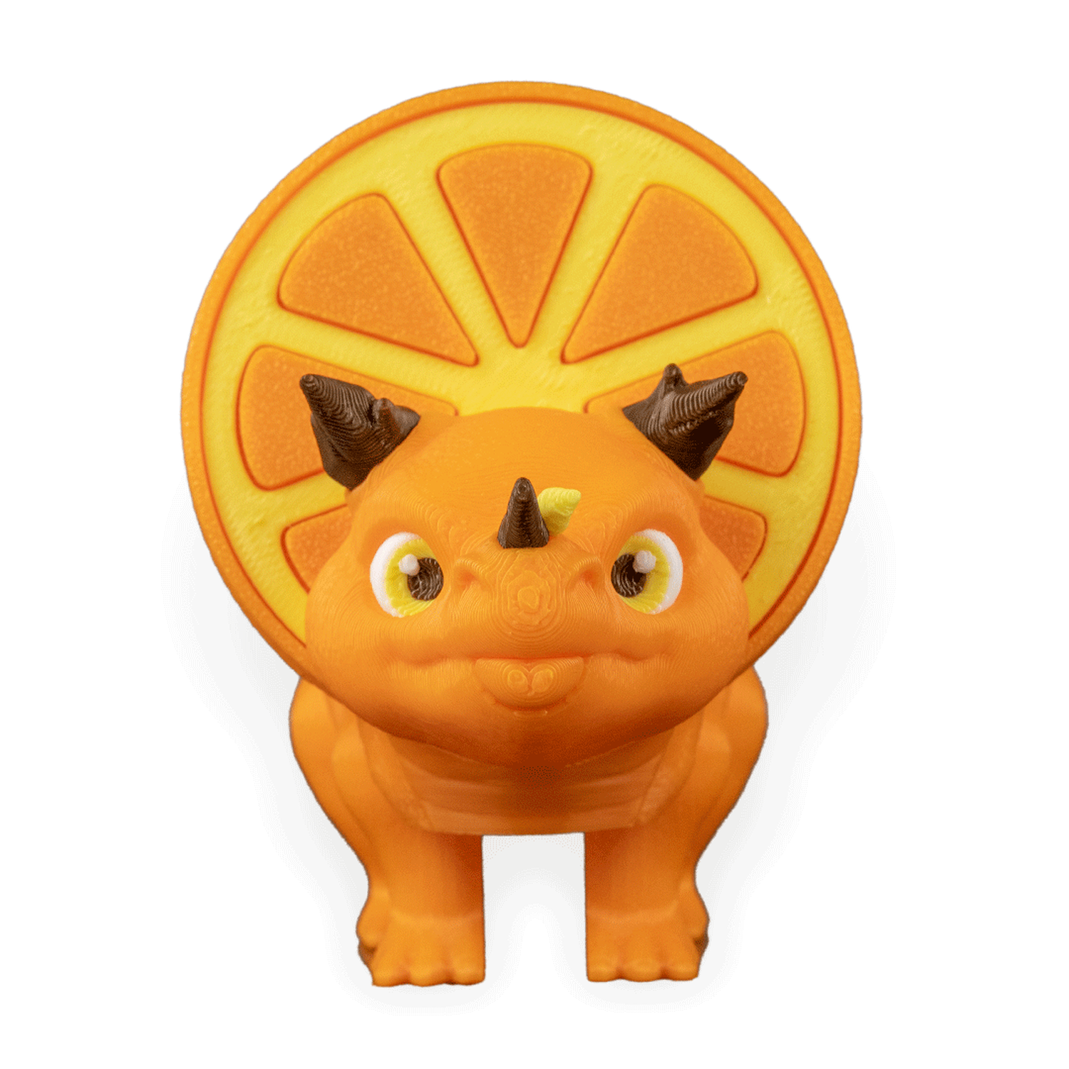 Orange Sliceratops