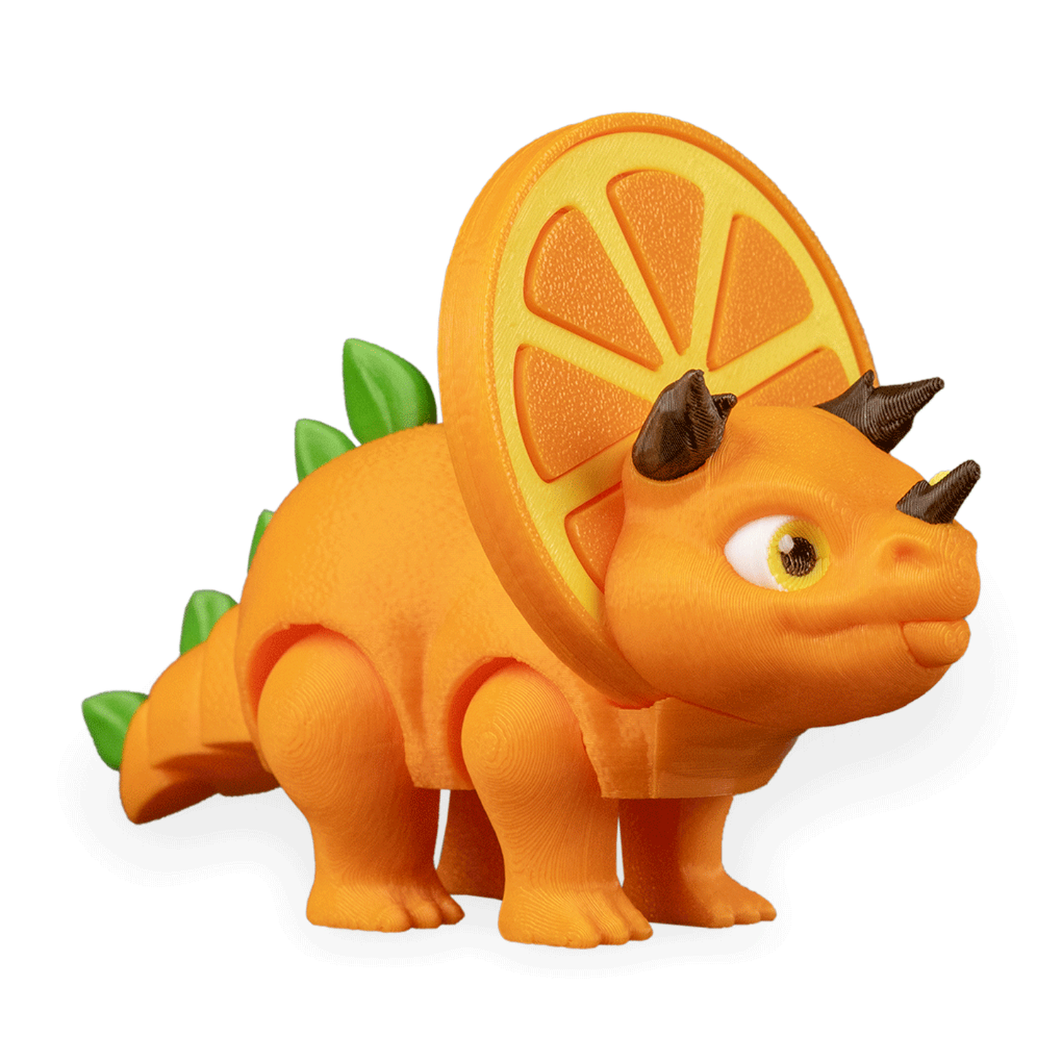 Orange Sliceratops