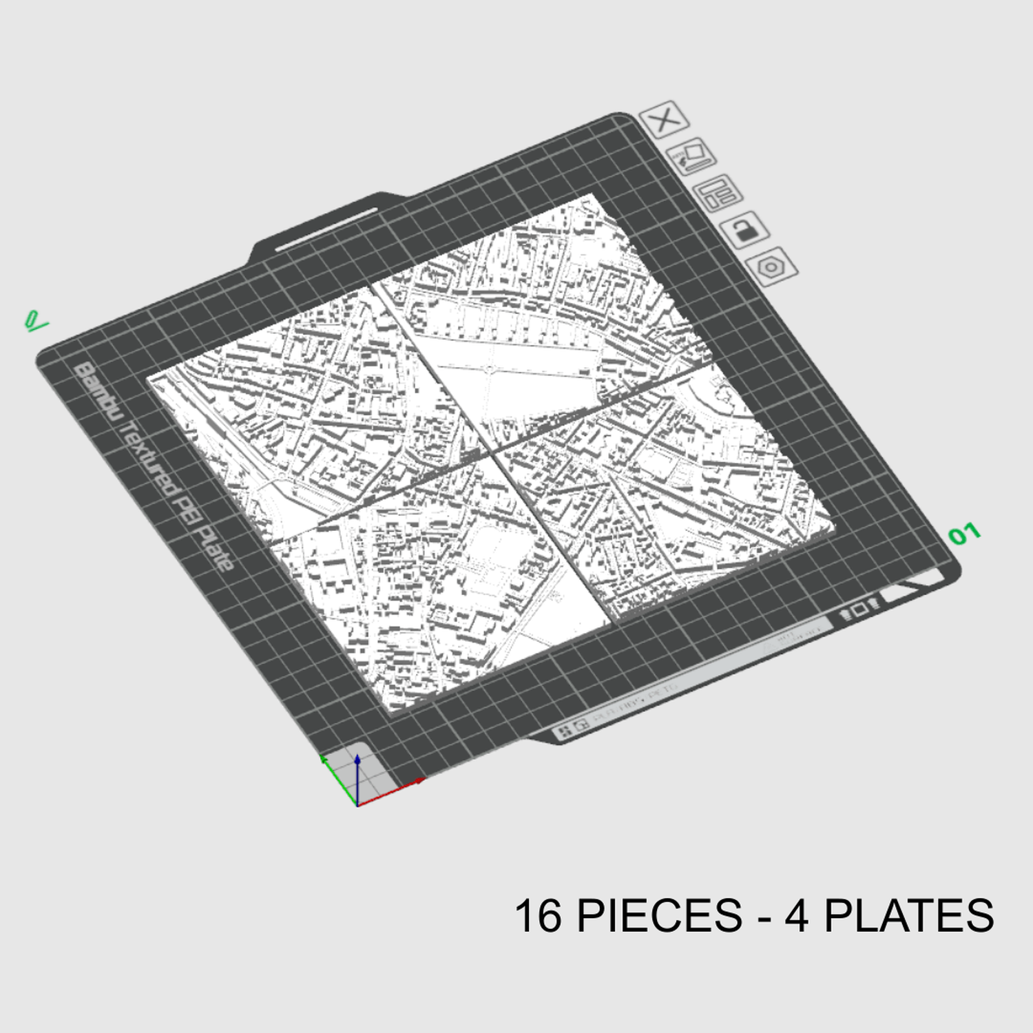 3D City Frames - Nantes - 9,5cm Version