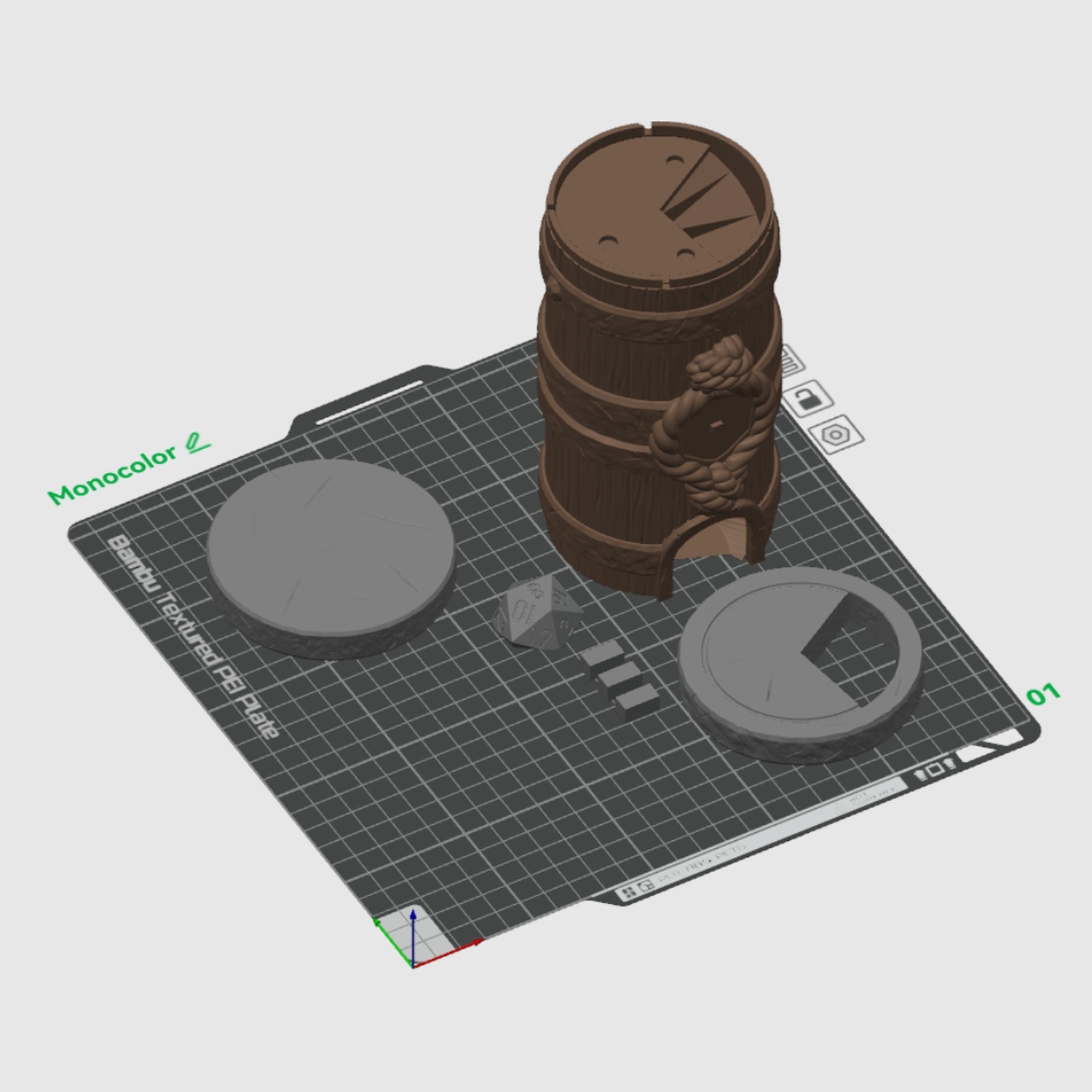 Keg of Fate - Dice Tower & Box