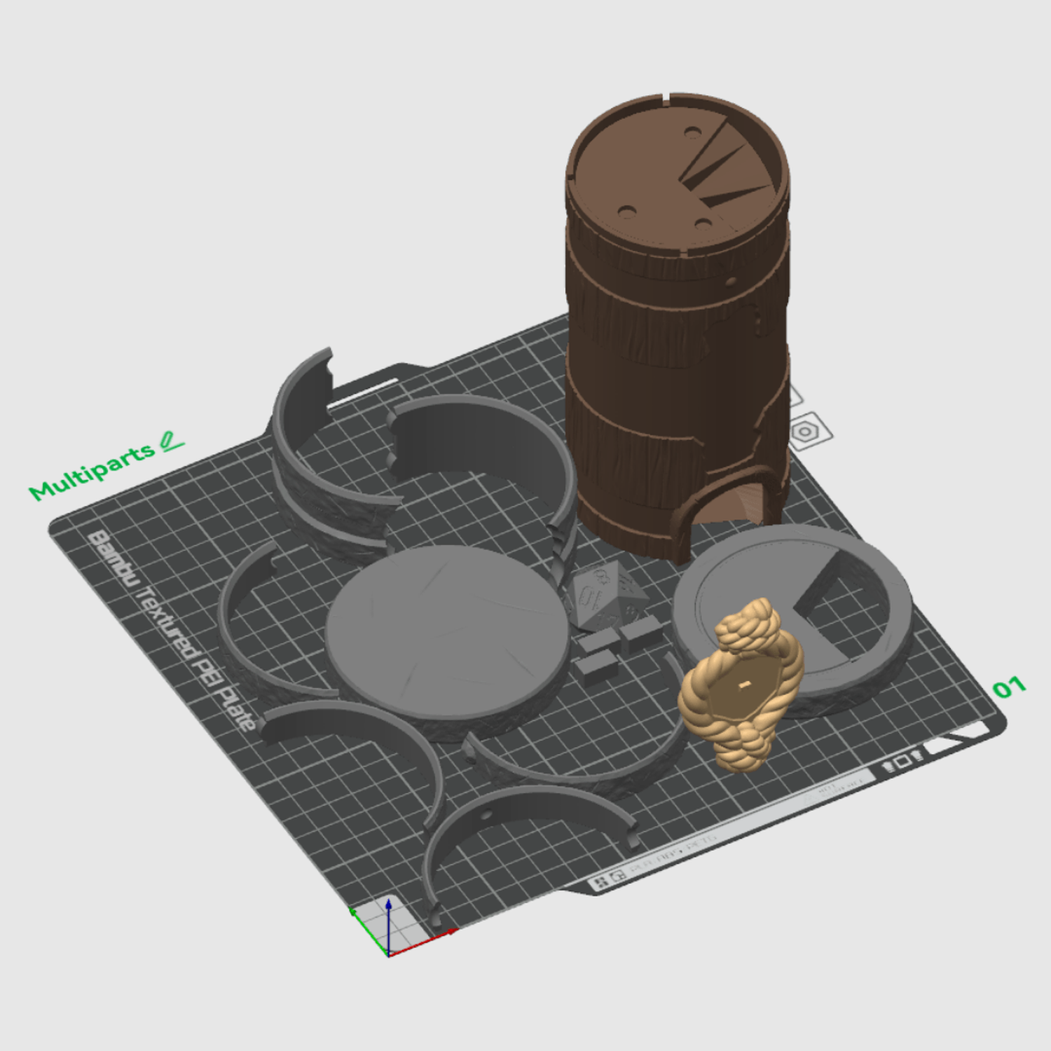 Keg of Fate - Dice Tower & Box