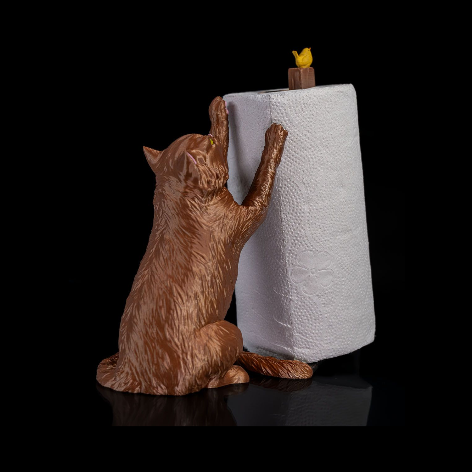 Portarrollos de cocina The Cat, the Bird and the Paper Towel