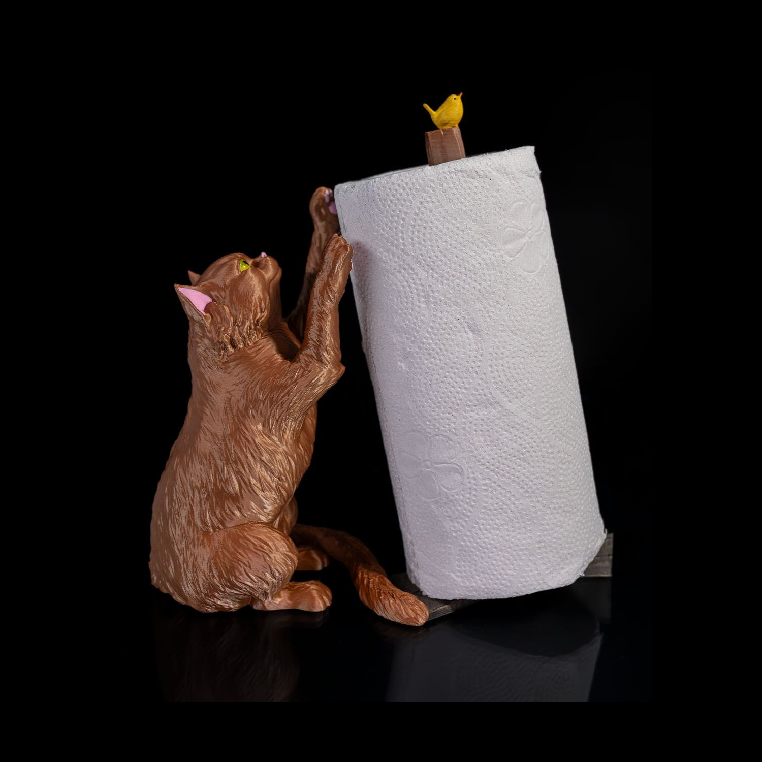 Portarrollos de cocina The Cat, the Bird and the Paper Towel