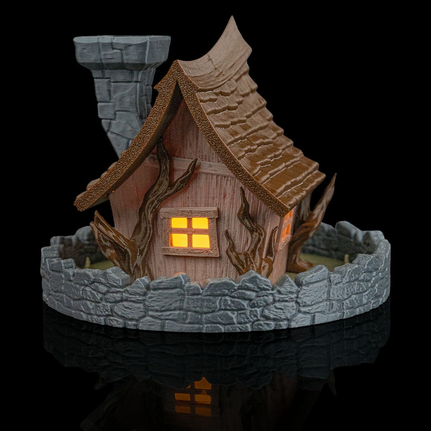 Ghost Manor - Table Lamp & Backflow Burner