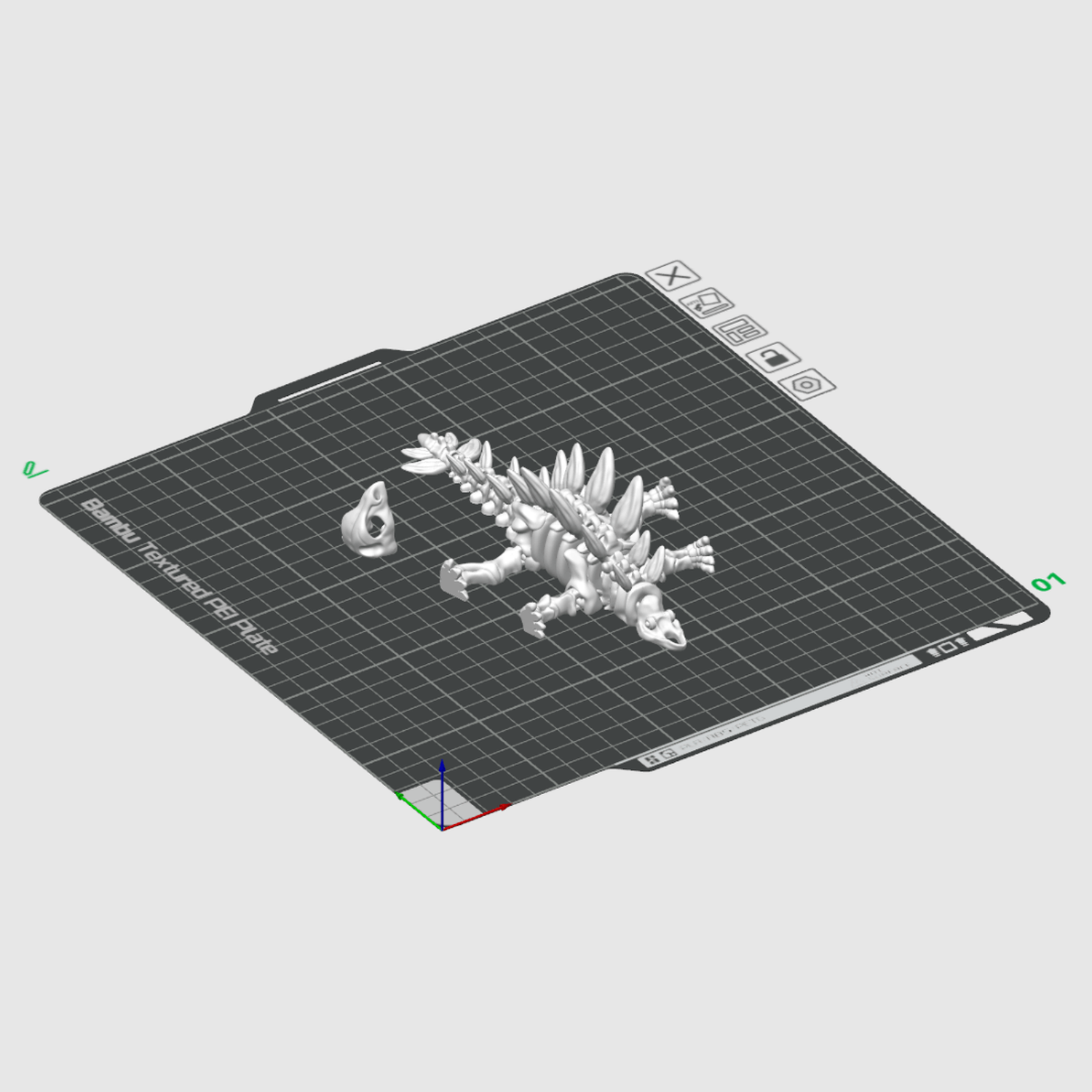 Skeleton Stegosaurus