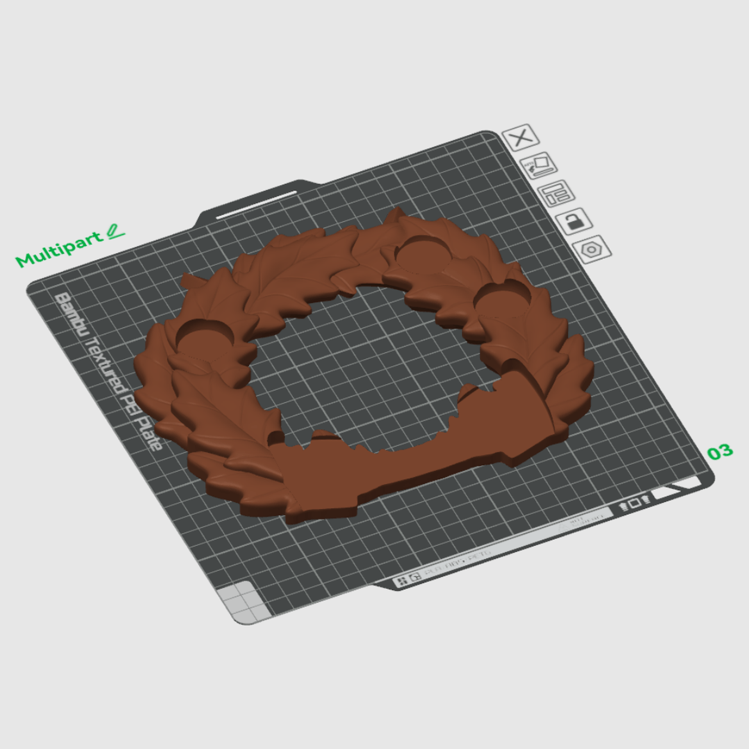 Santa Claws: Corona decorativa