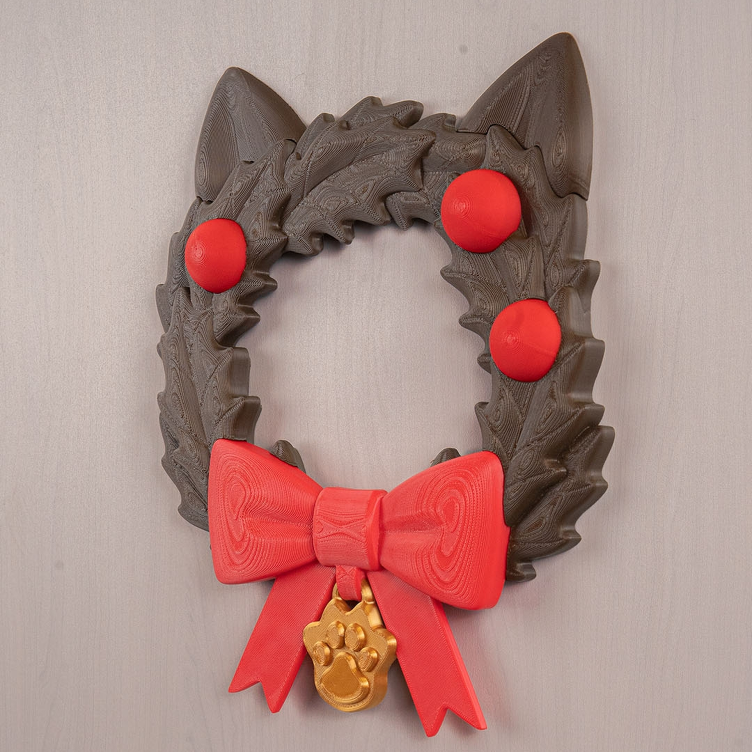 Santa Claws: Corona decorativa