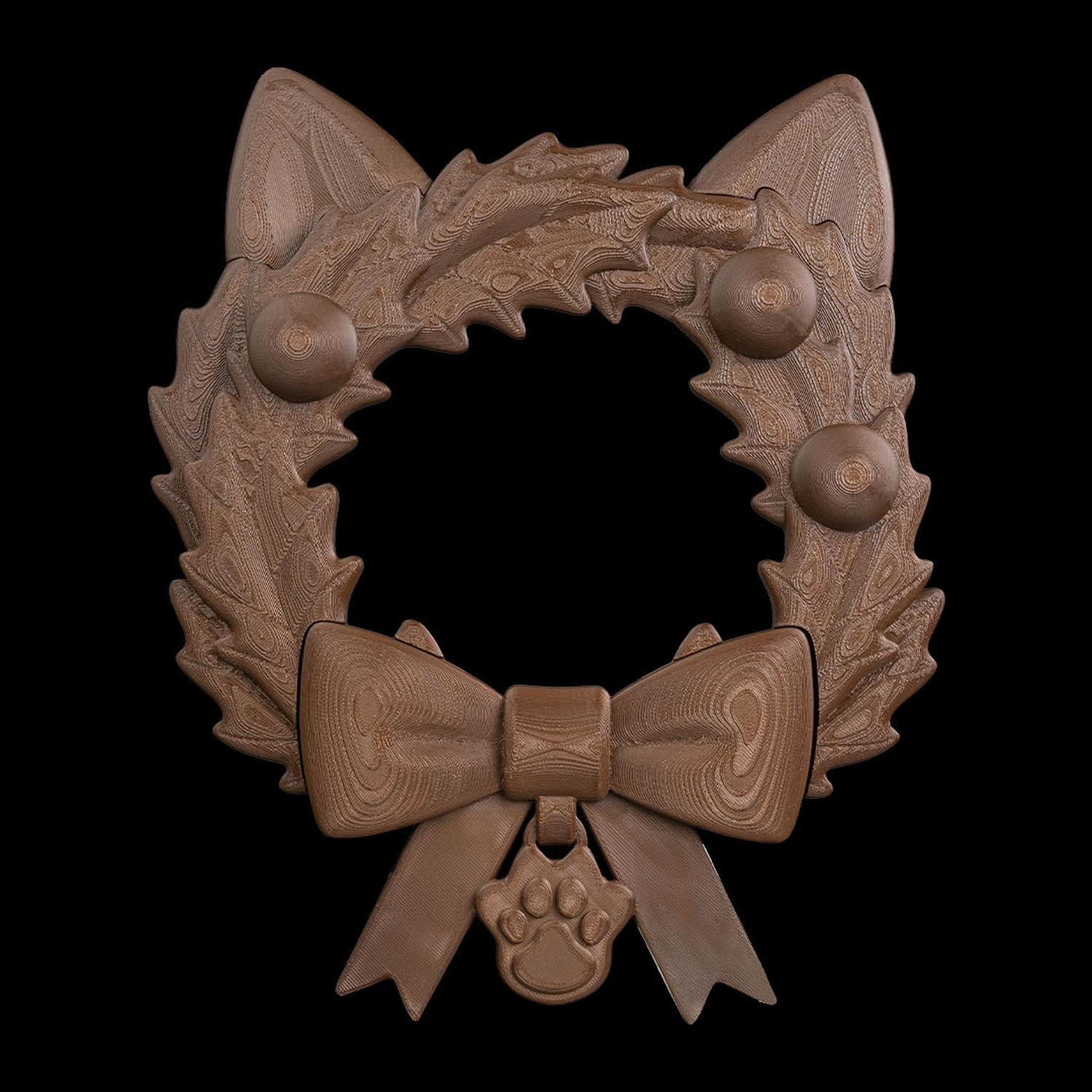 Santa Claws: Corona decorativa