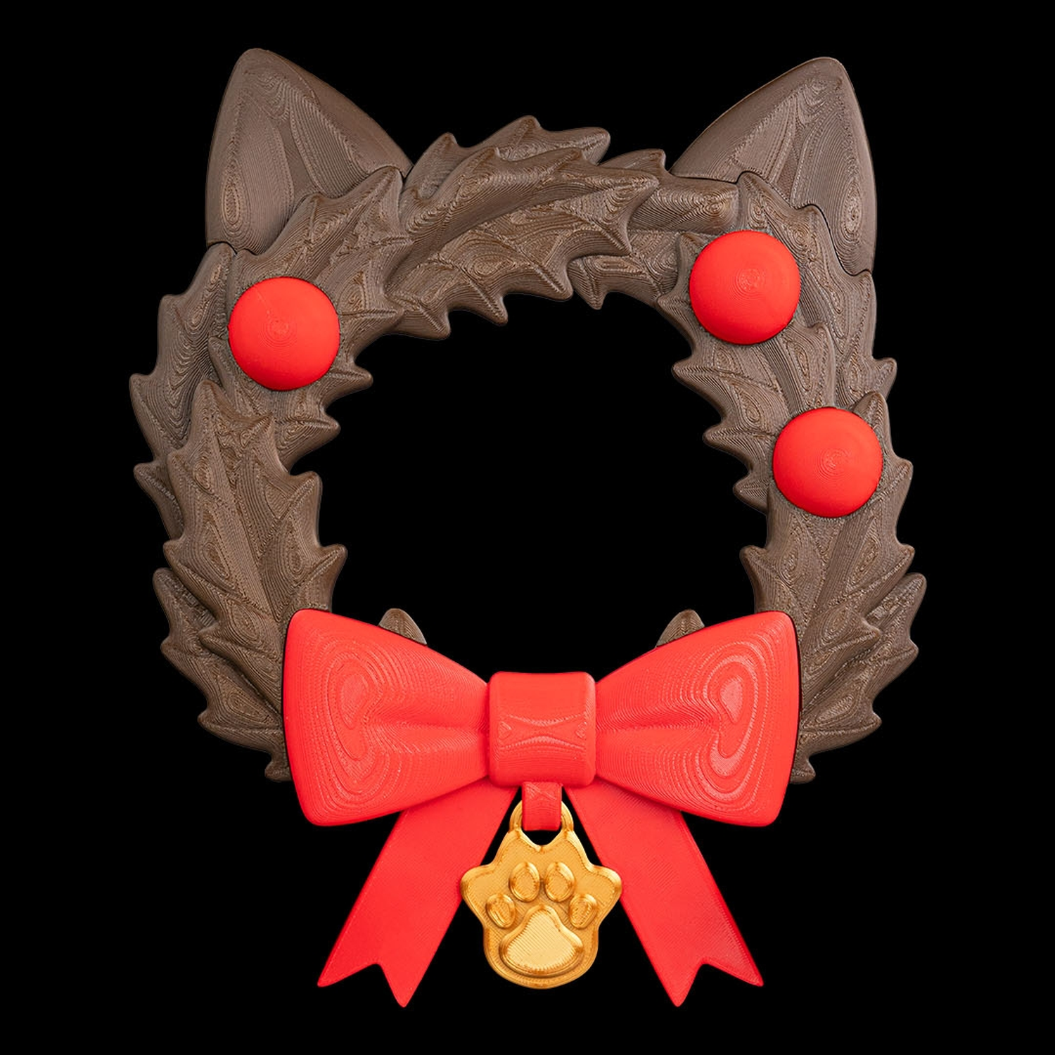 Santa Claws: Corona decorativa