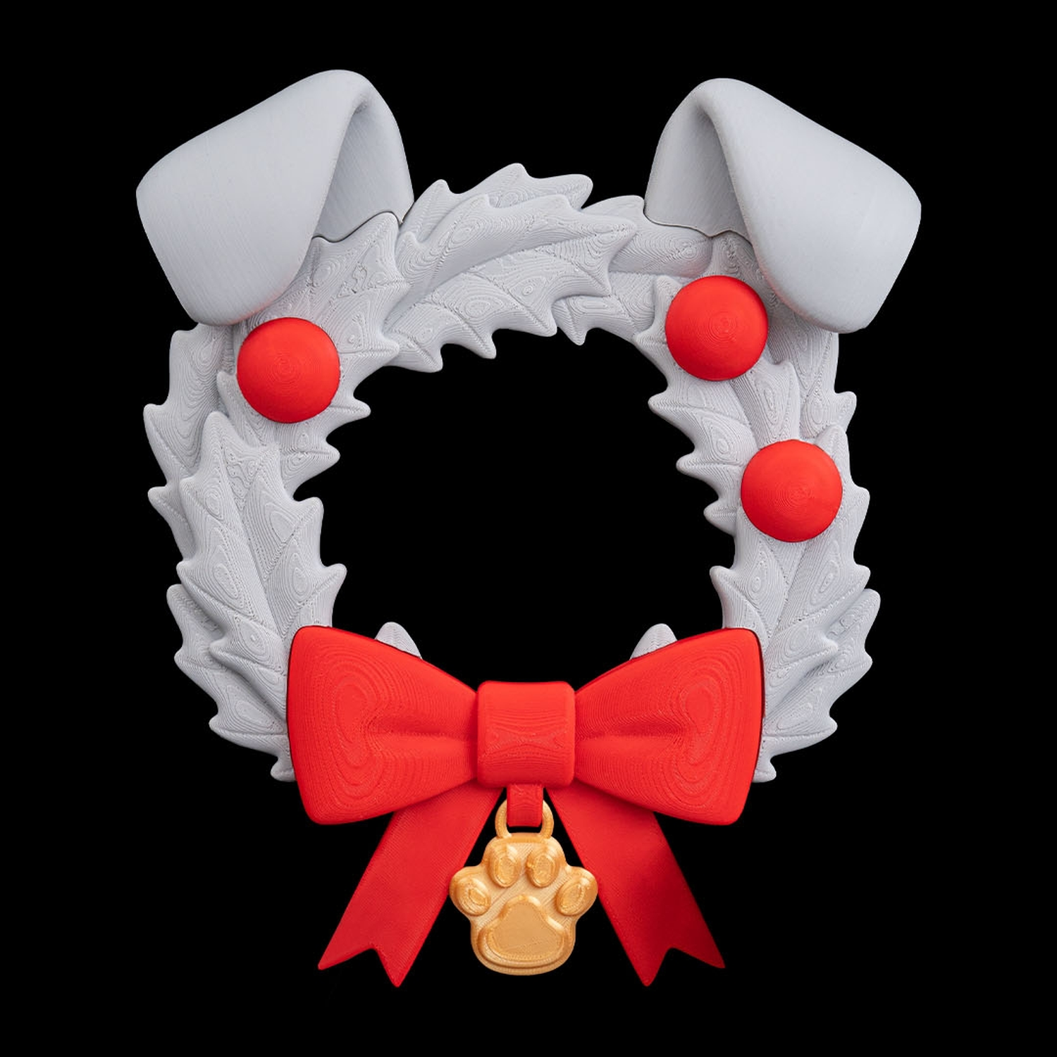 Santa Paws: Corona decorativa