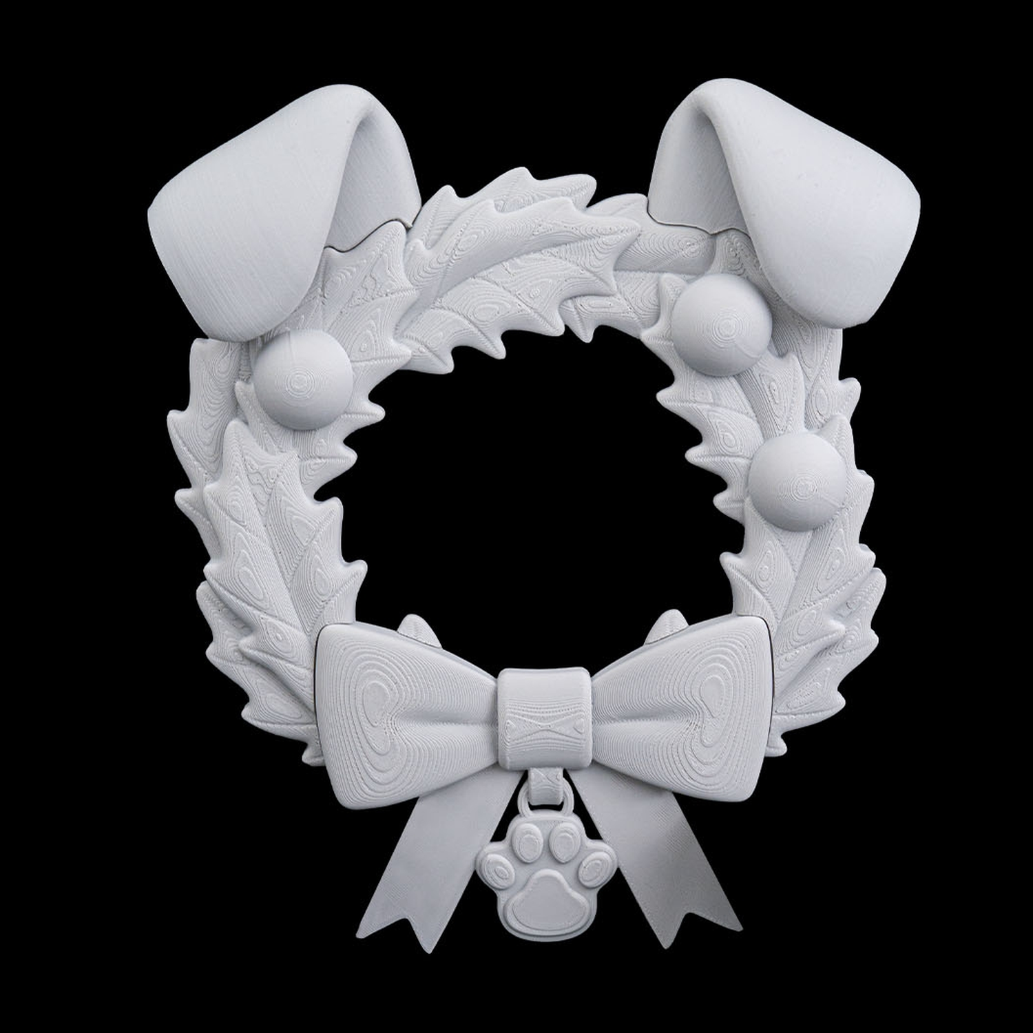 Santa Paws: Corona decorativa