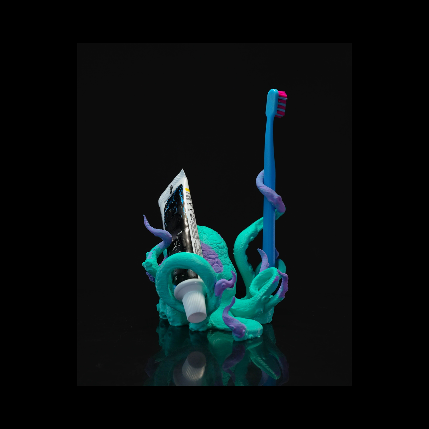 Soporte para cepillos de dientes Octopus de pie