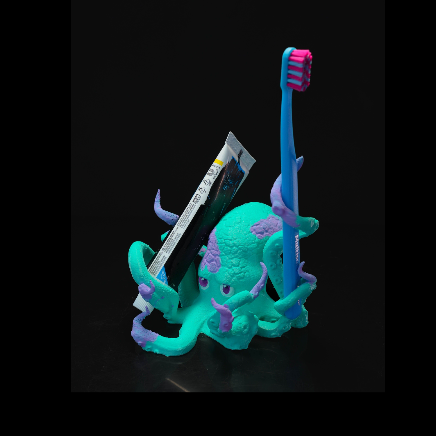 Soporte para cepillos de dientes Octopus de pie