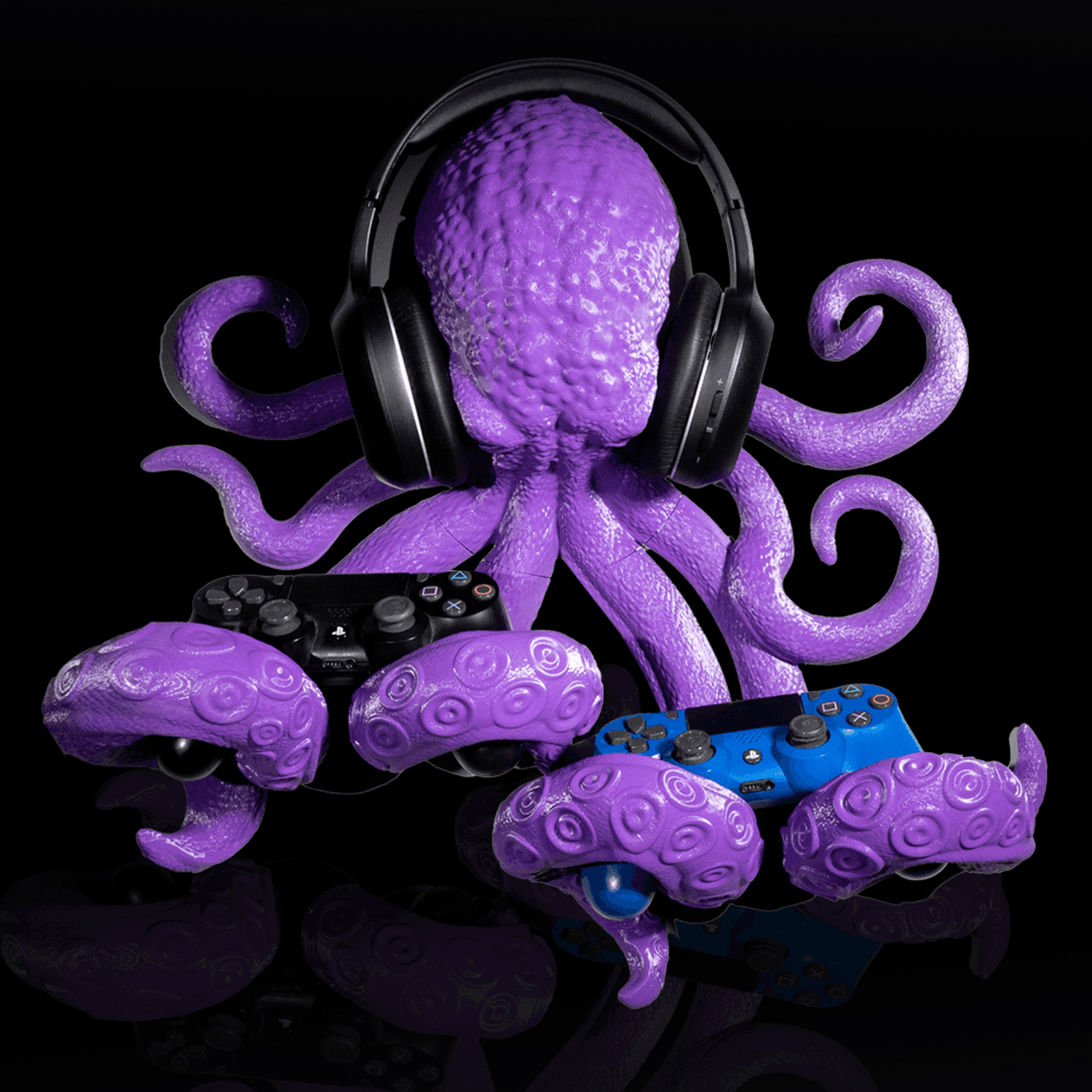 Soporte para mando y auriculares Octopus